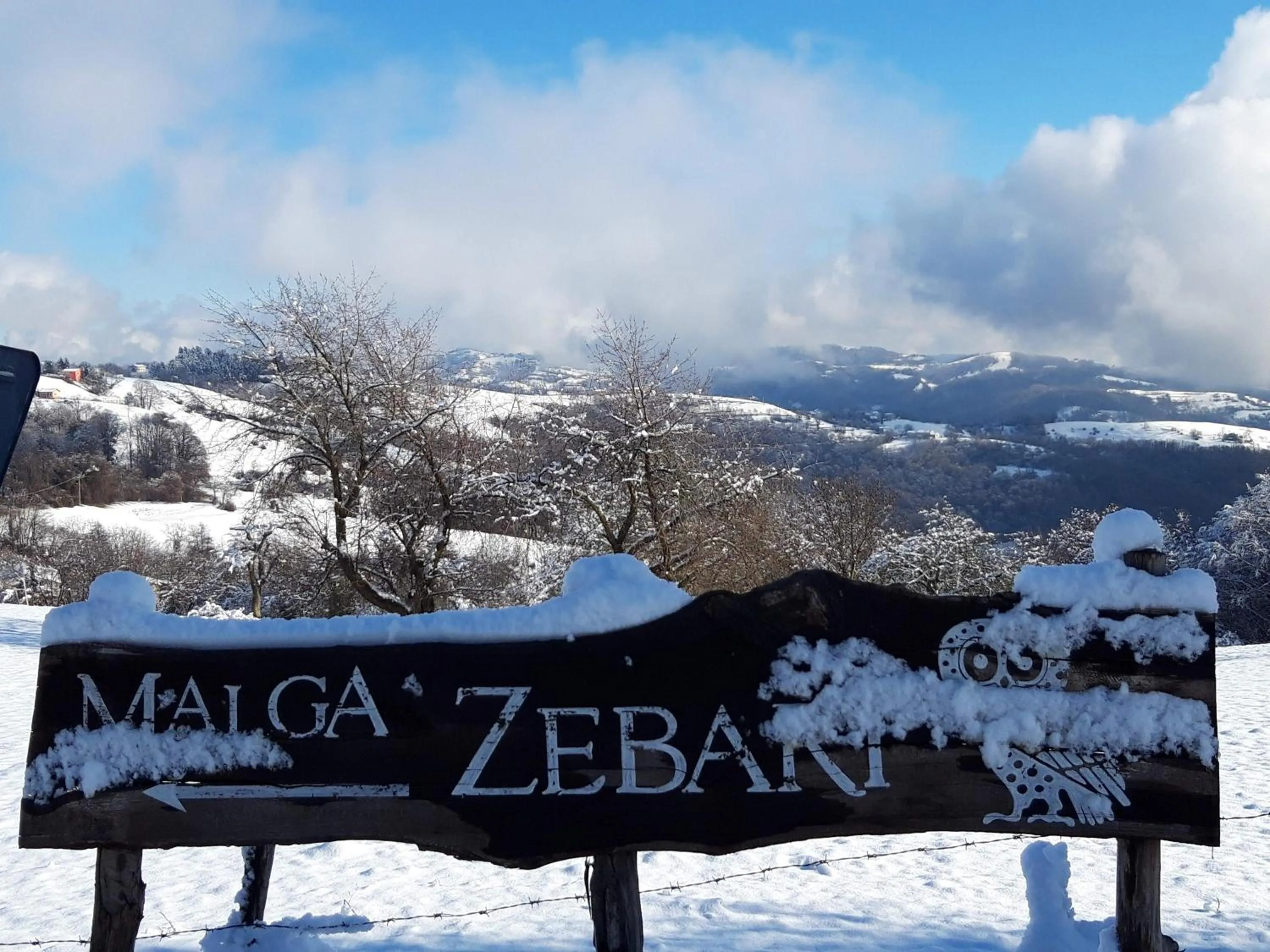 Natural landscape in Malga Zebari