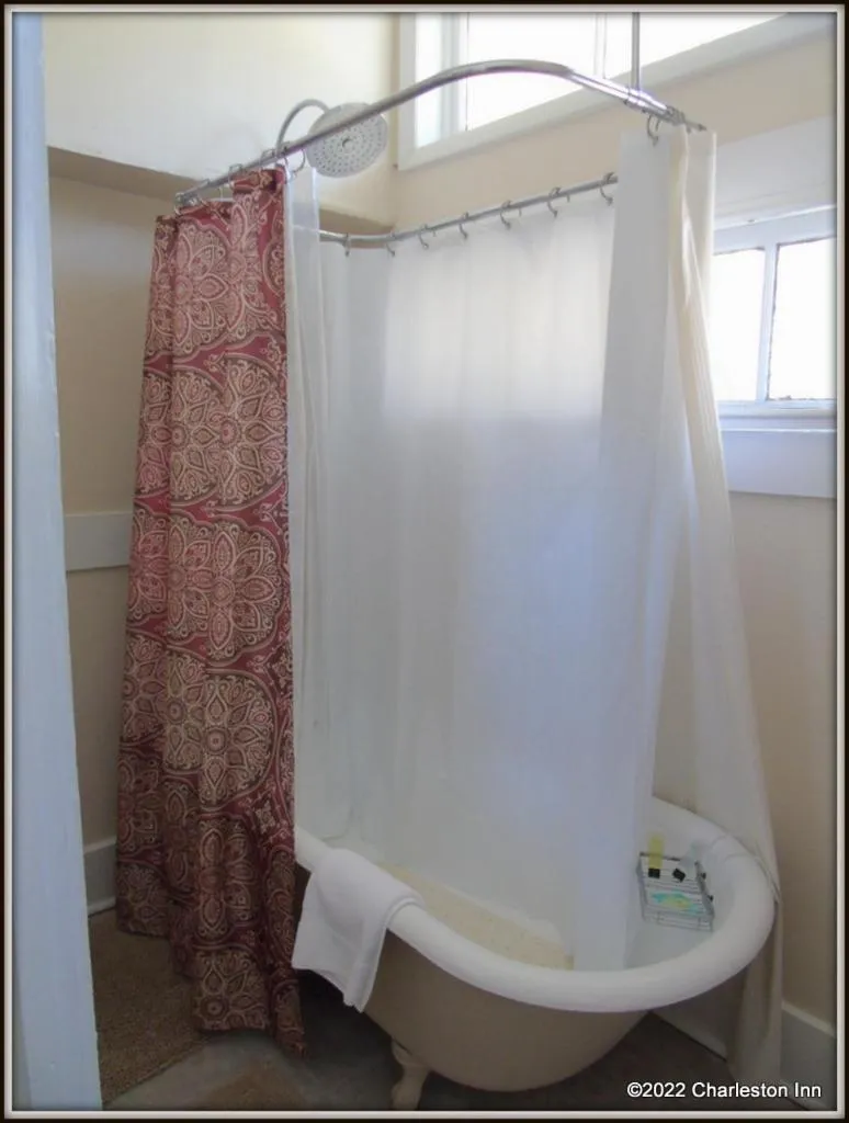 Bathroom in The Charleston Inn Hendersonville NC