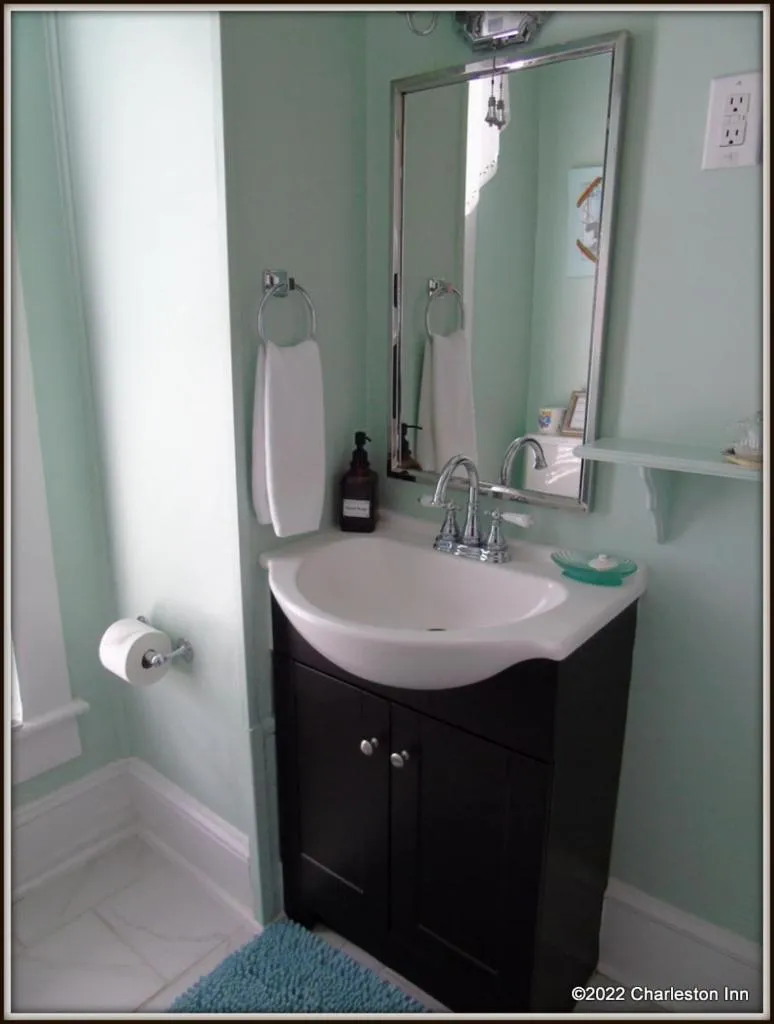 Bathroom in The Charleston Inn Hendersonville NC