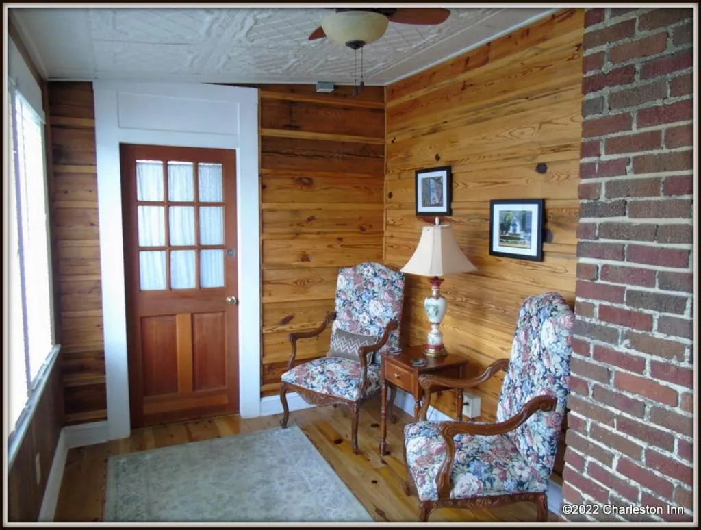 Seating area in The Charleston Inn Hendersonville NC