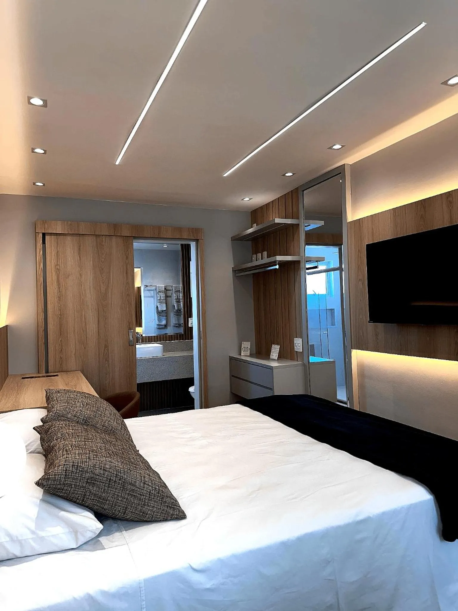 Bed in Hotel Cantareira