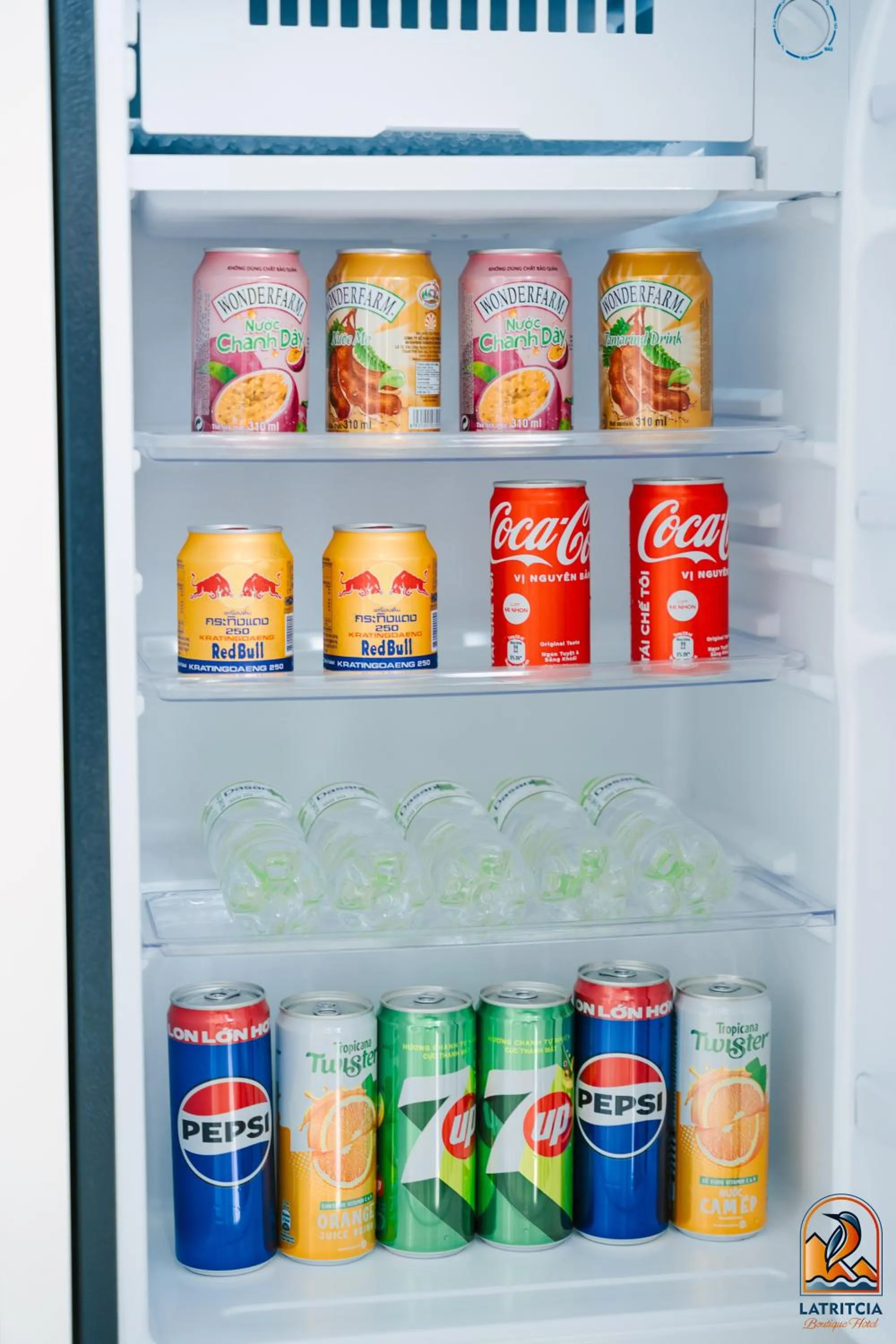 minibar in Latritcia Boutique Hotel