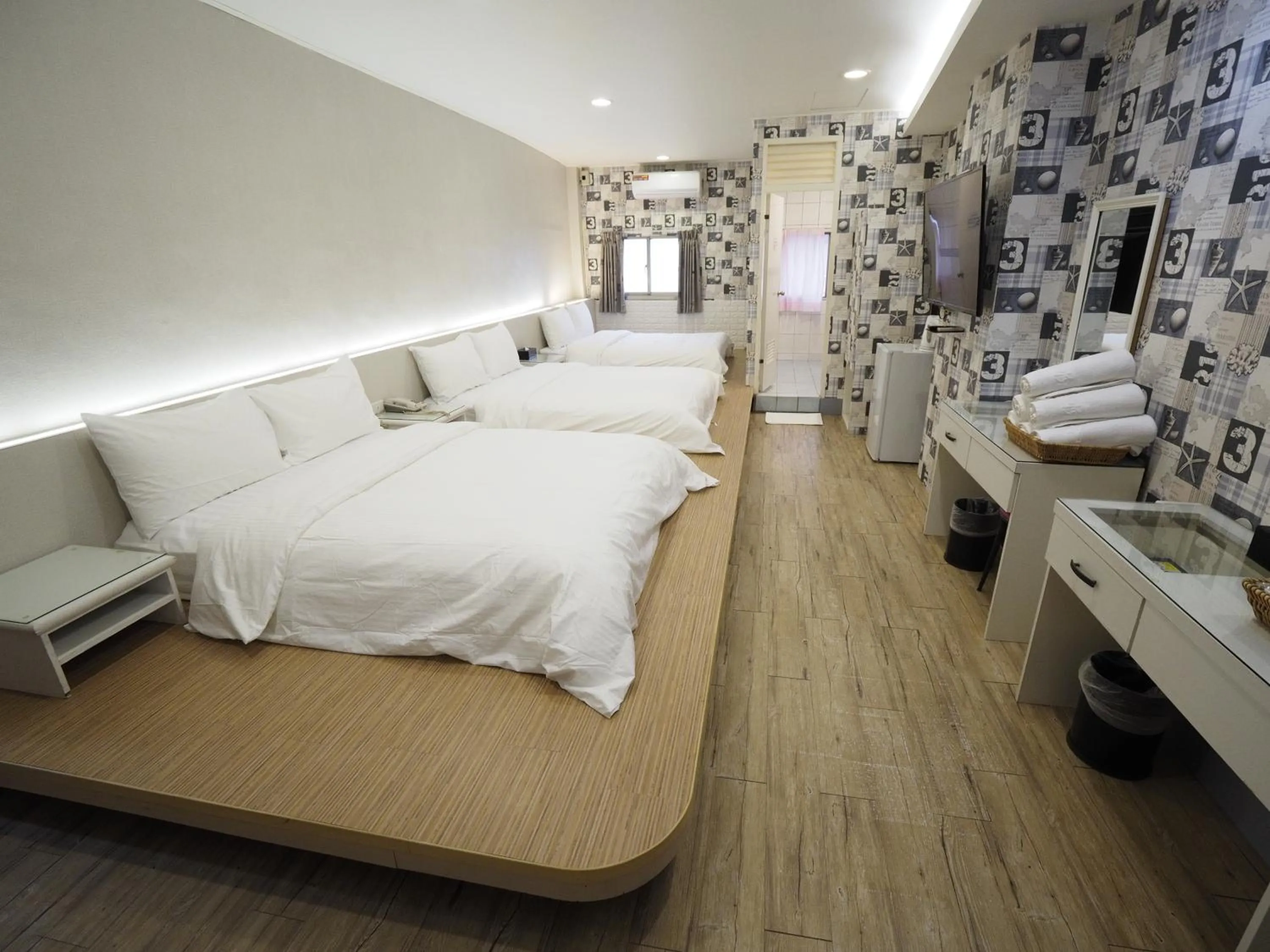 Bed in 合悅都會商旅 Heyue HOTEL