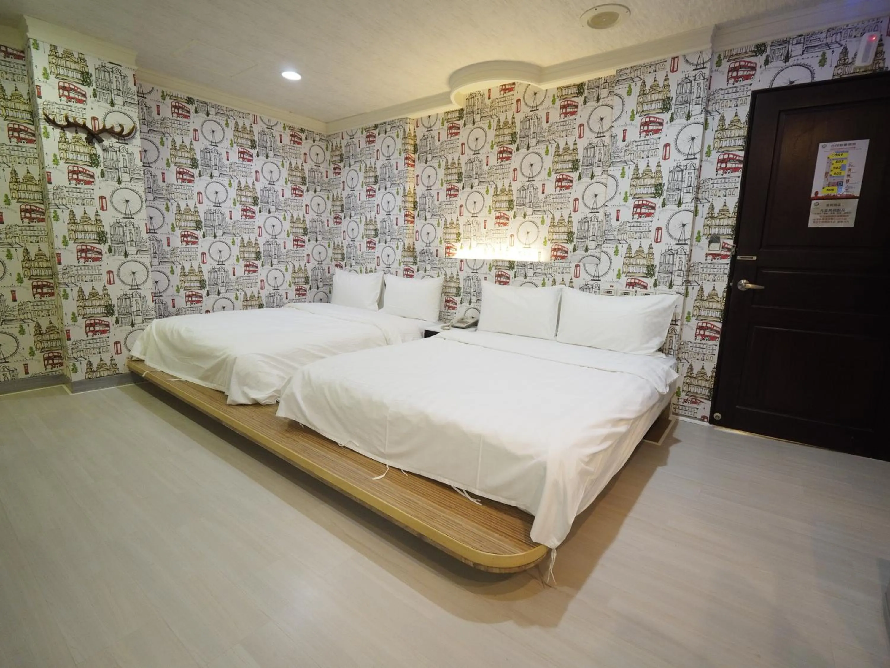 Bed in 合悅都會商旅 Heyue HOTEL