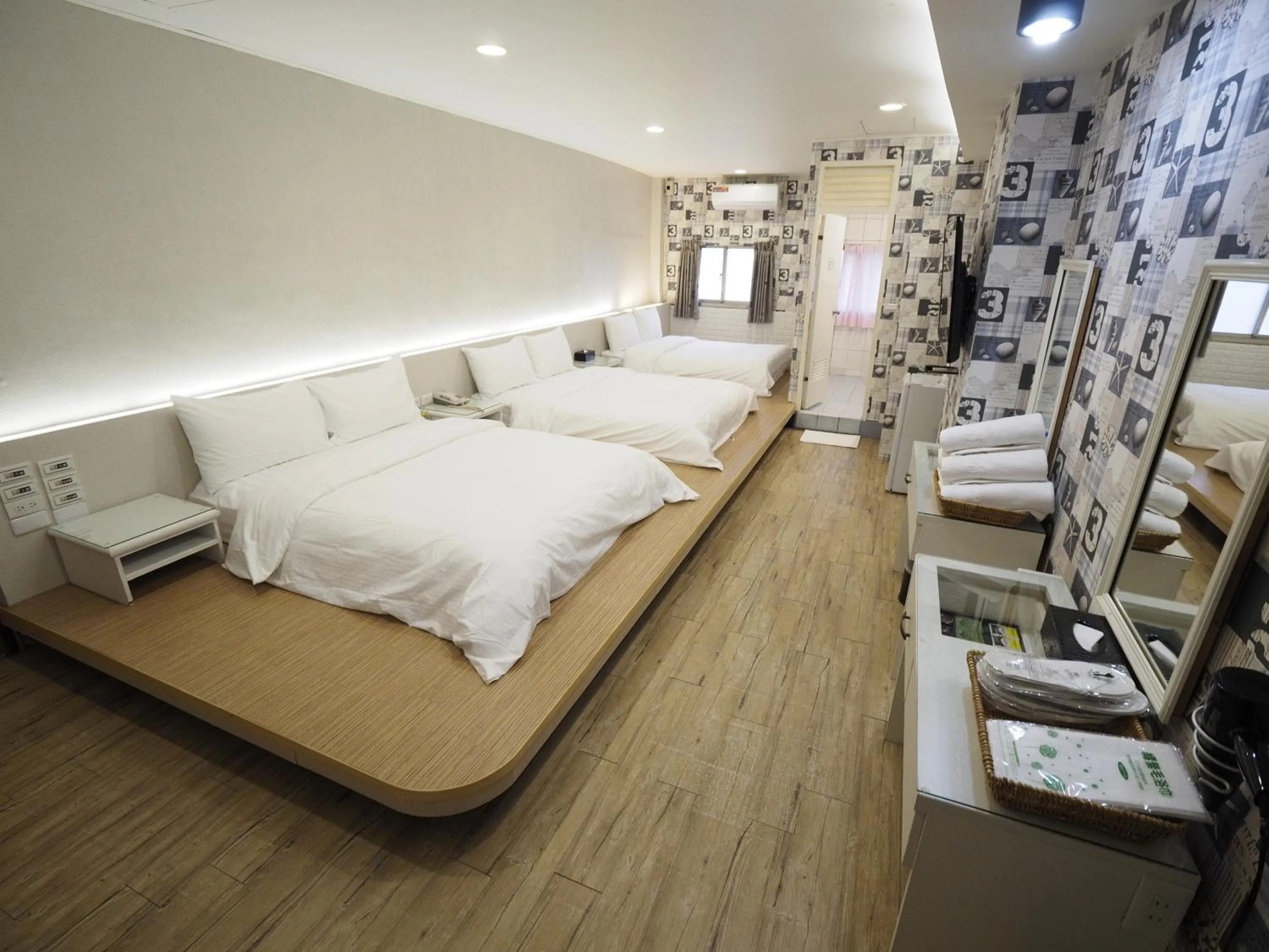 Bed in 合悅都會商旅 Heyue HOTEL