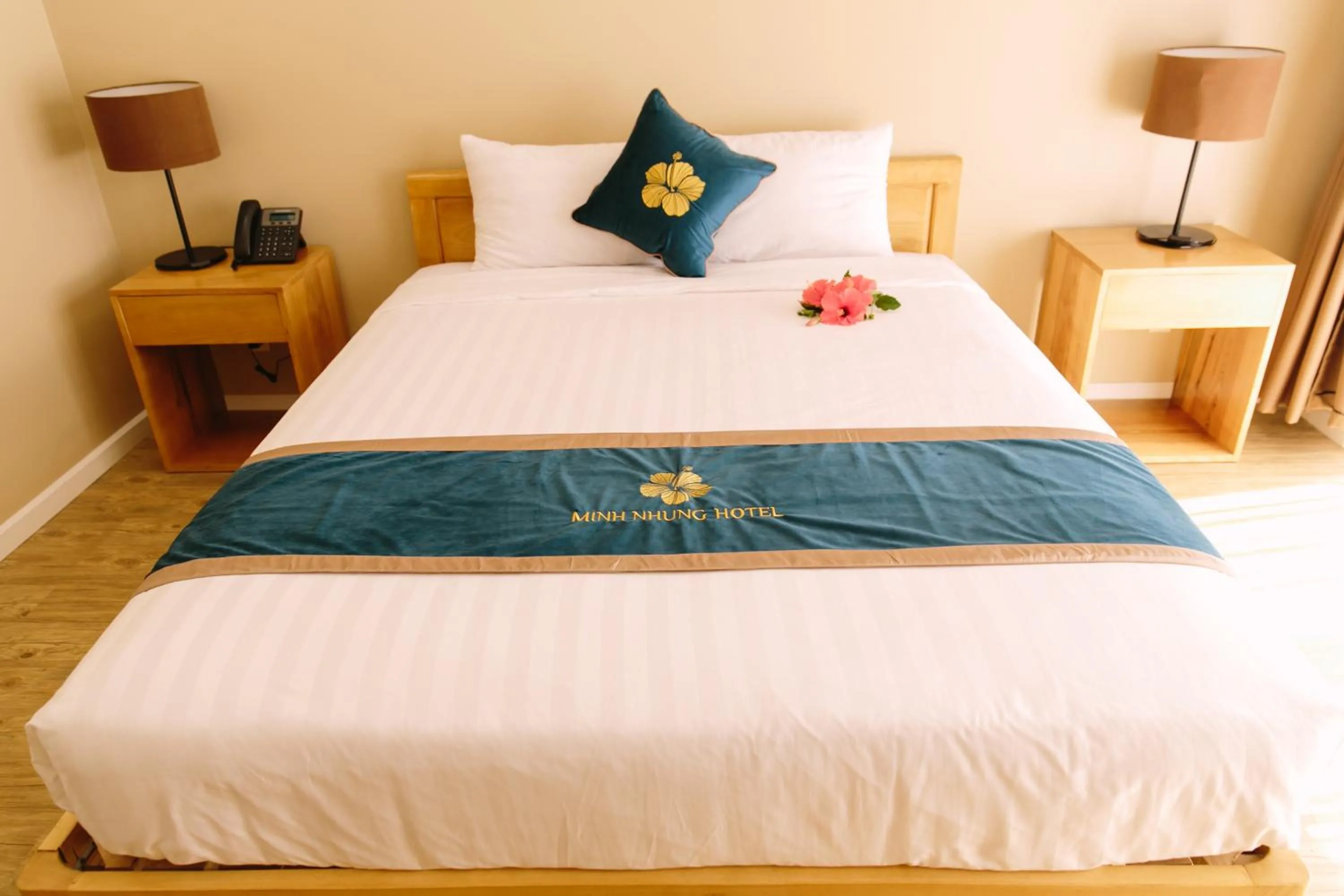 Bed in Minh Nhung Hotel