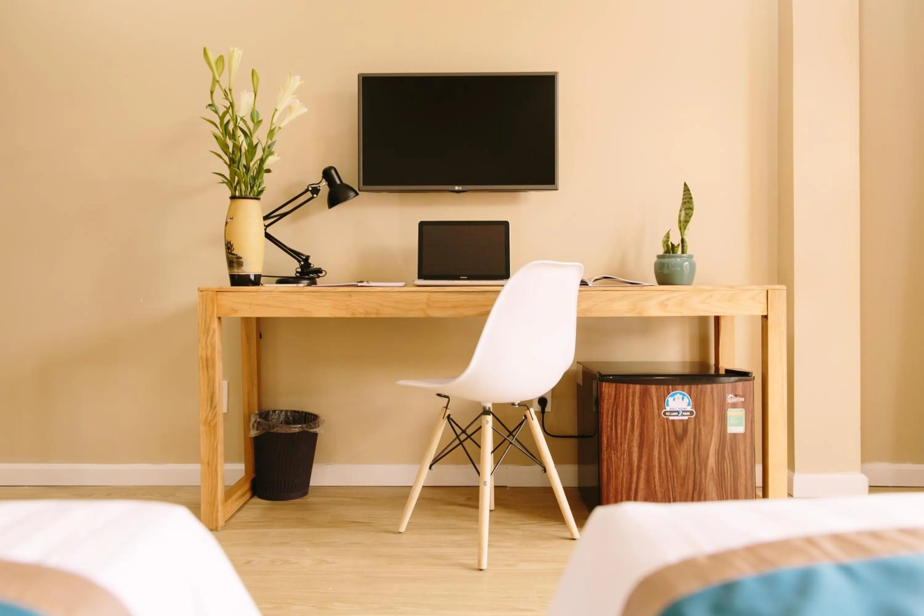 Bed in Minh Nhung Hotel