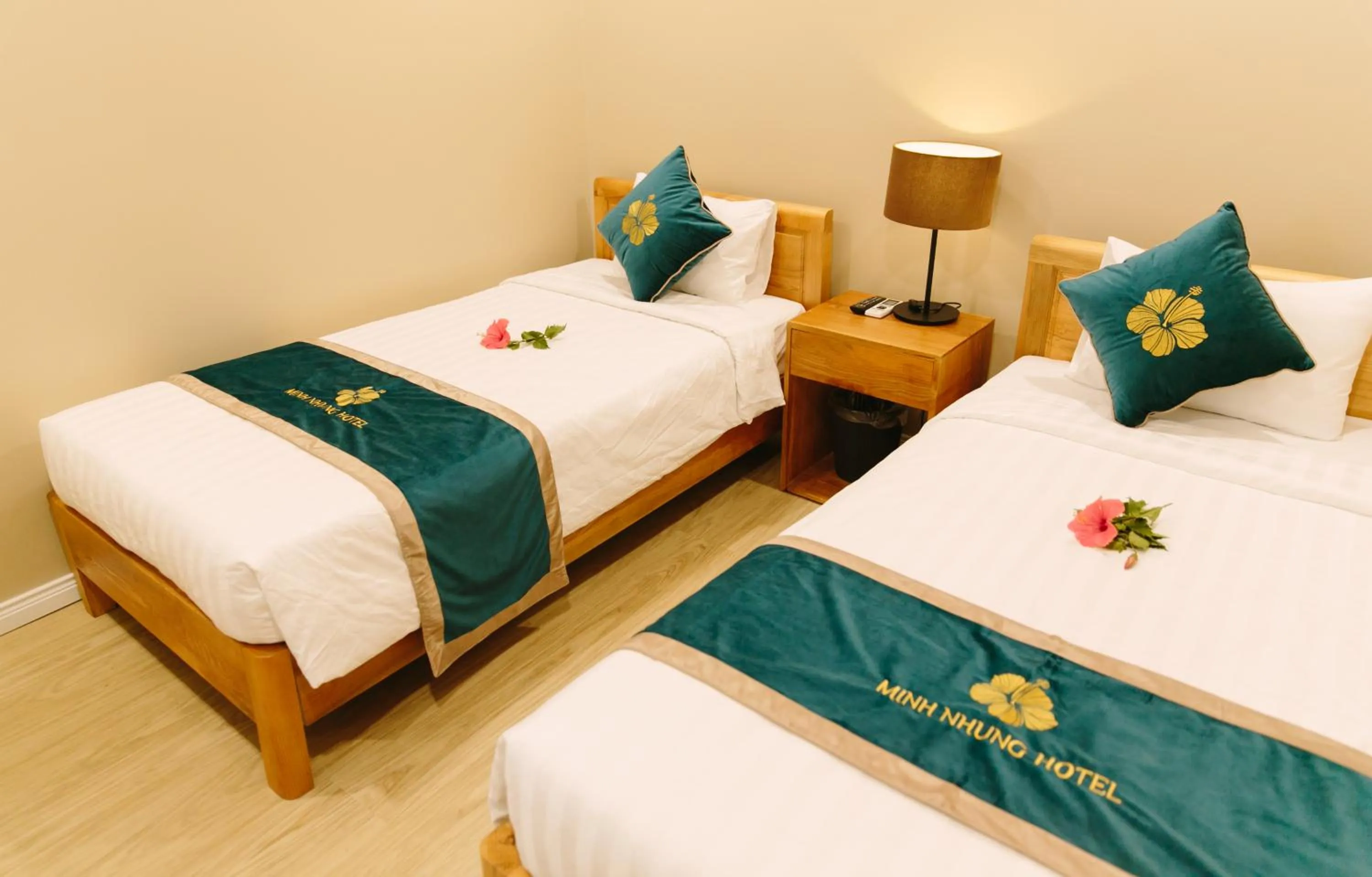 Bed in Minh Nhung Hotel