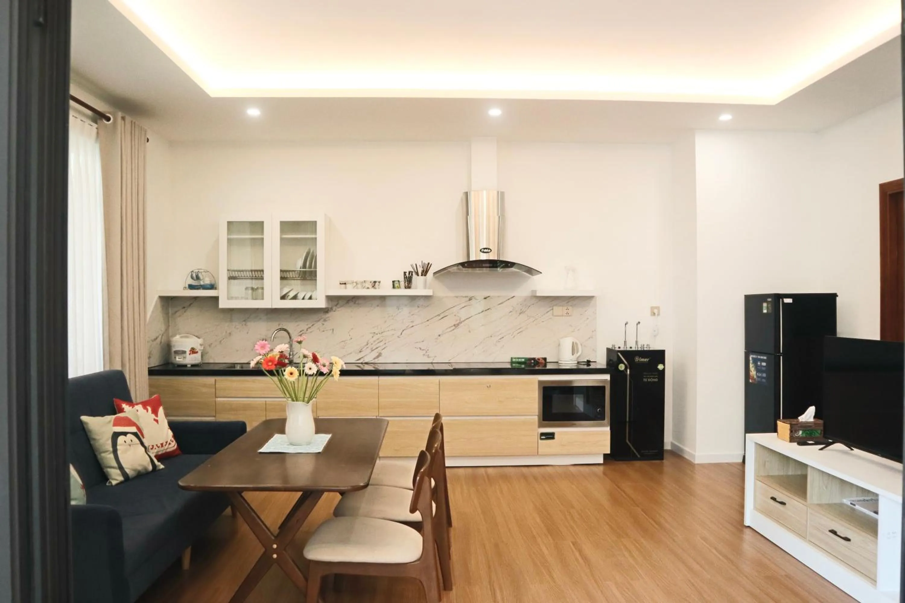 Kitchen or kitchenette in Hoang Loc Villa