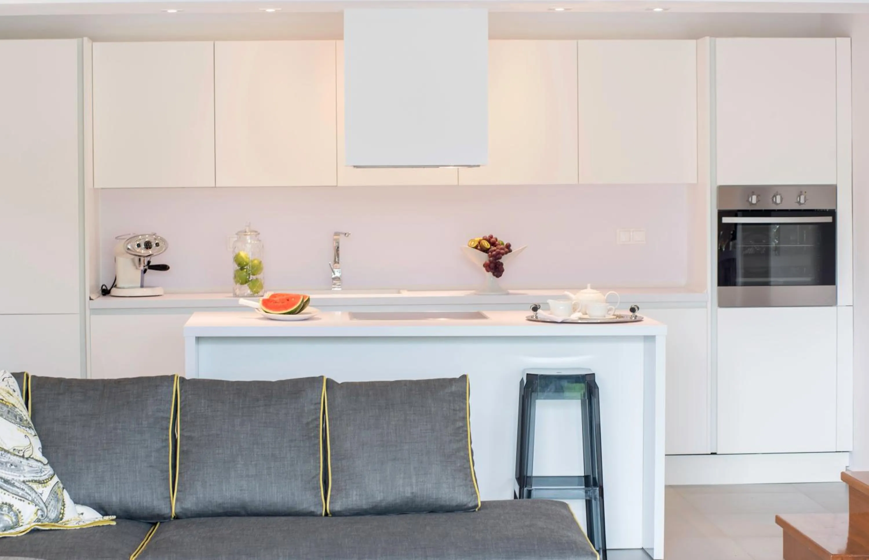 Kitchen or kitchenette in Avaton Luxury Beach Resort - Relais & Chateaux