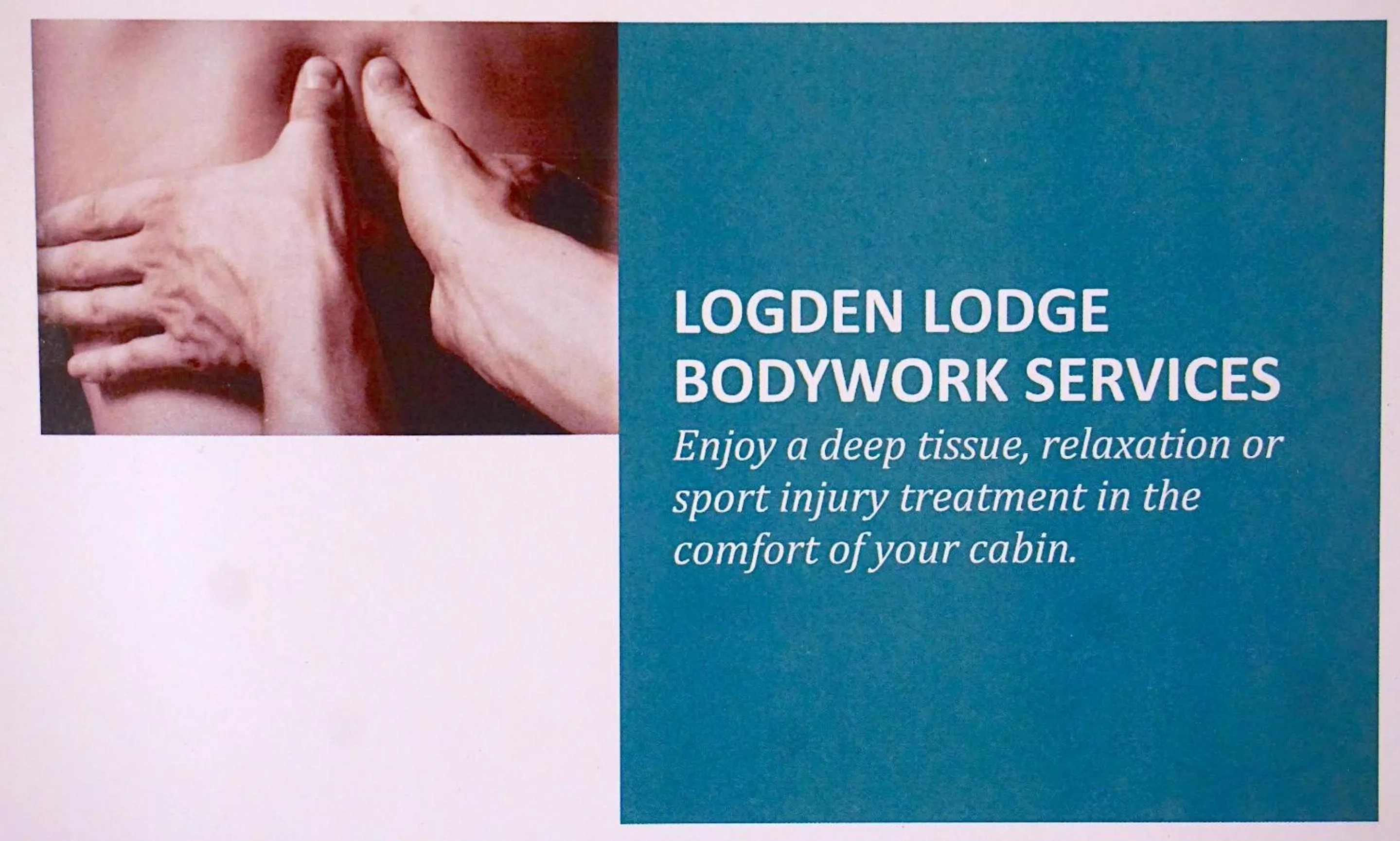 Massage in Logden Lodge