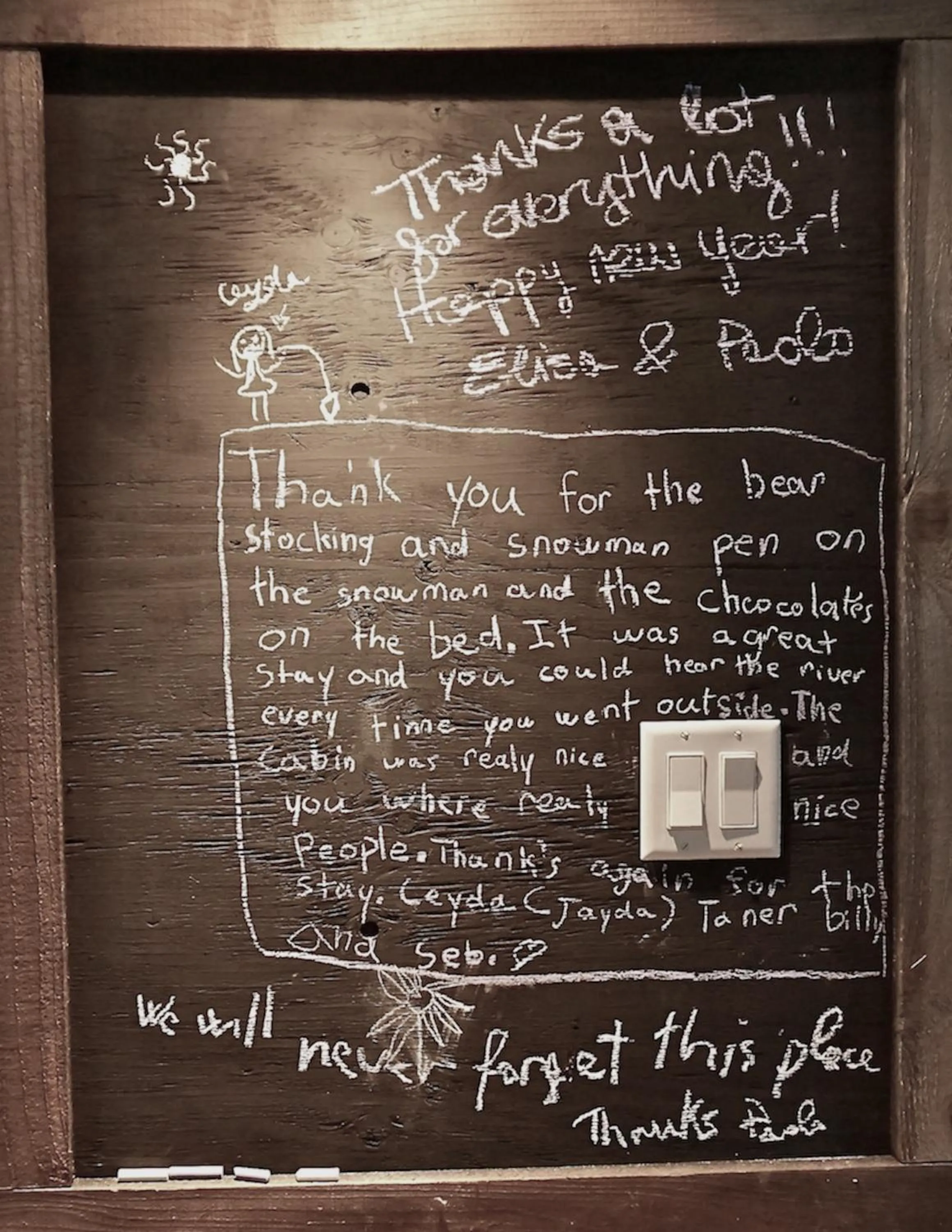 Guests in Logden Lodge