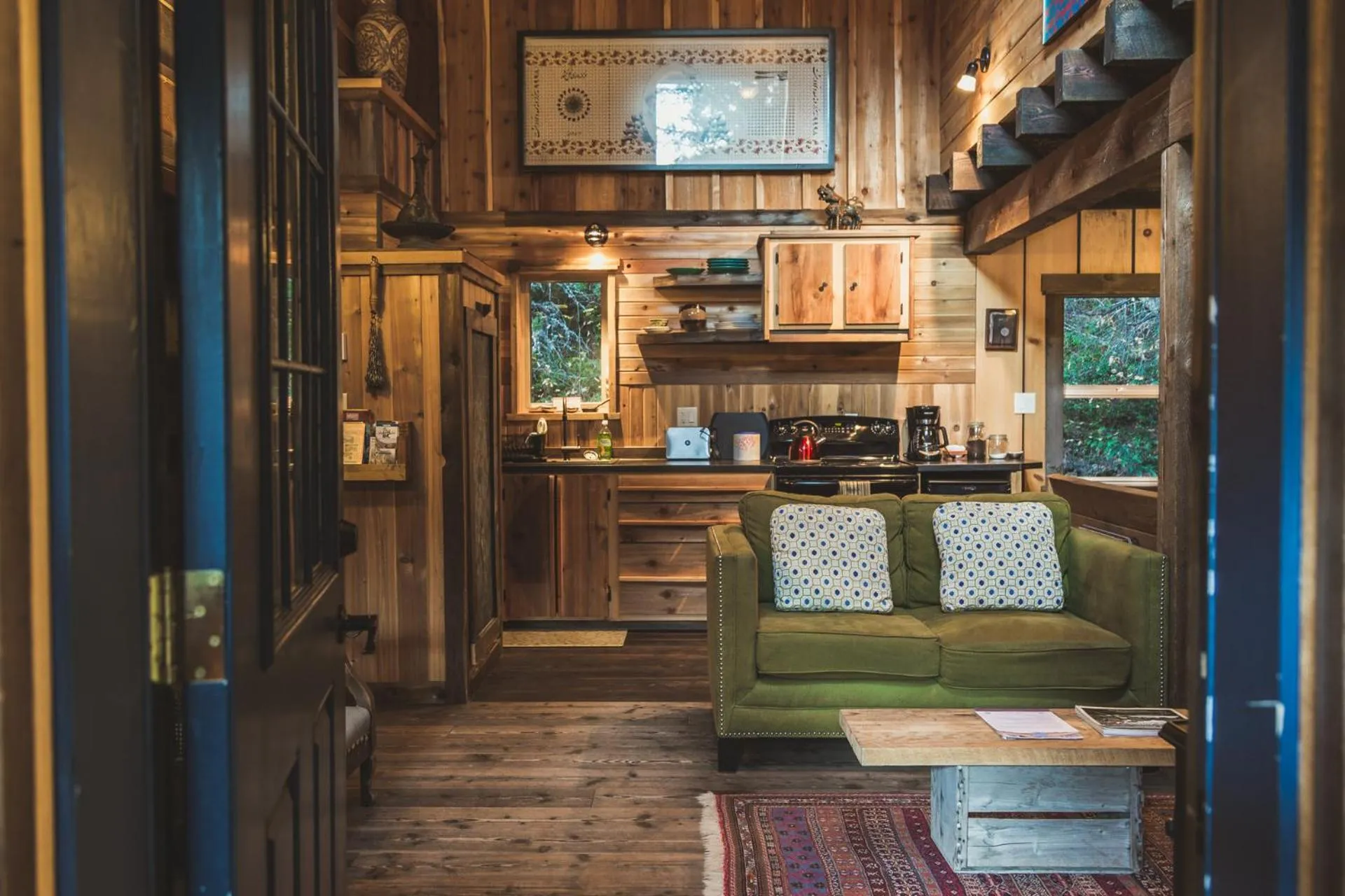Kitchen or kitchenette in Logden Lodge