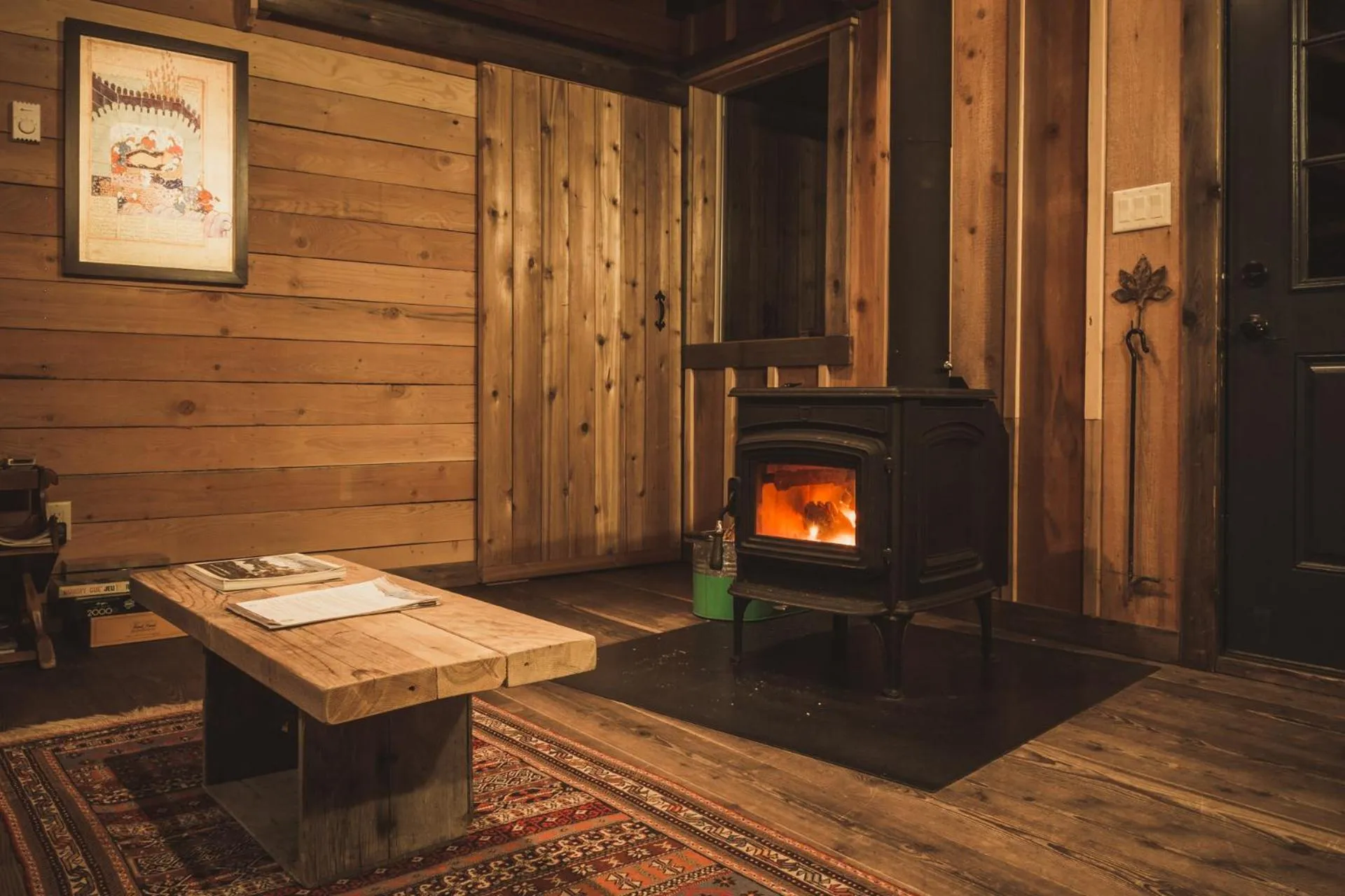 Living room in Logden Lodge