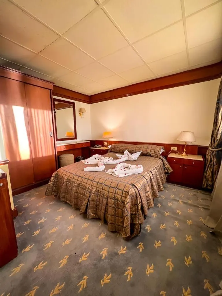 Bed in nile cruise king boat
