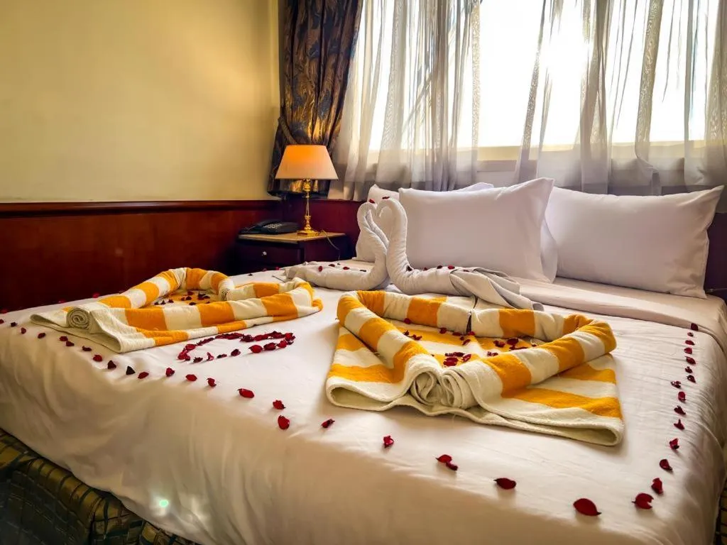 Bed in nile cruise king boat