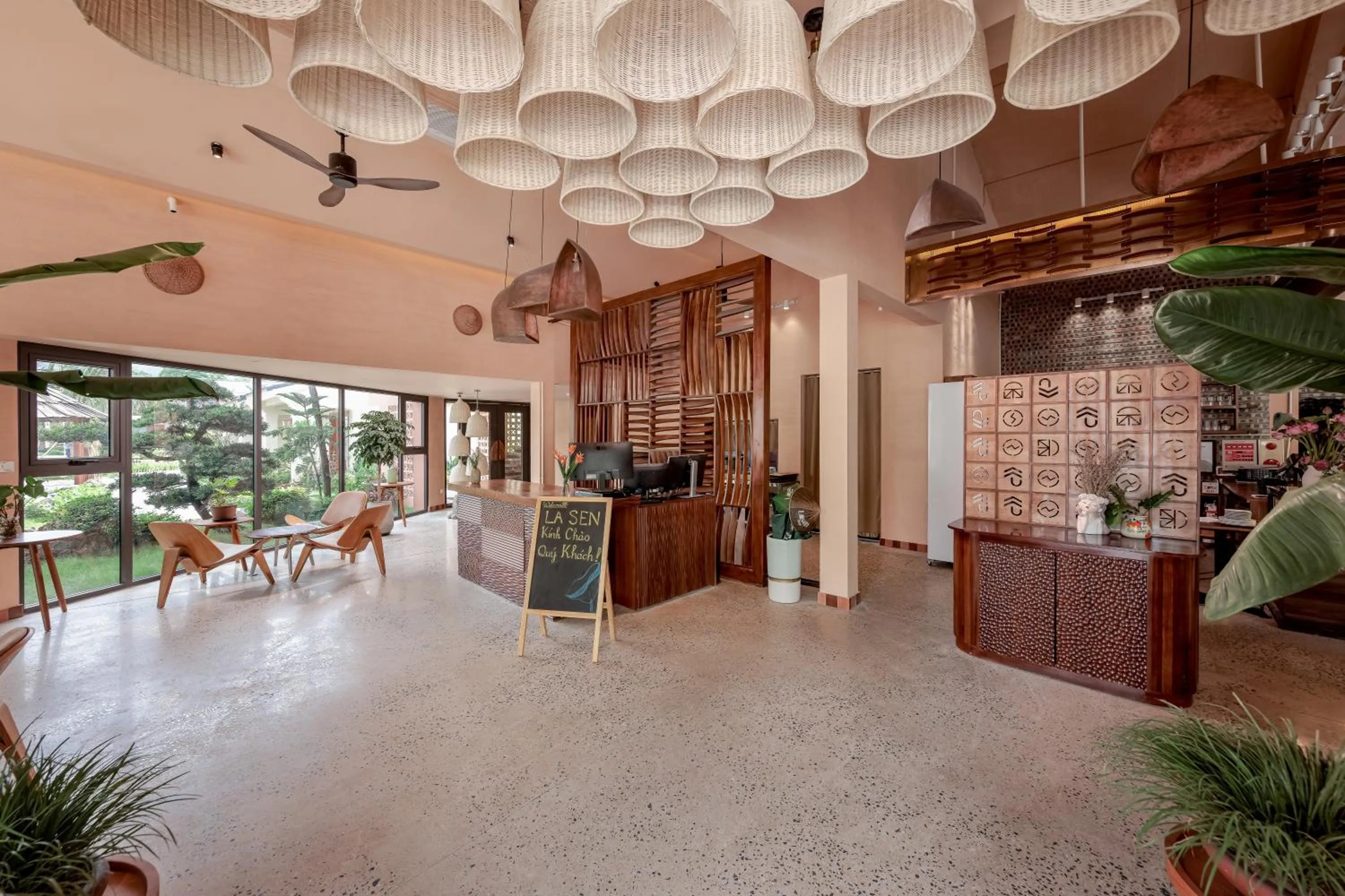Lobby or reception in La Sen Village