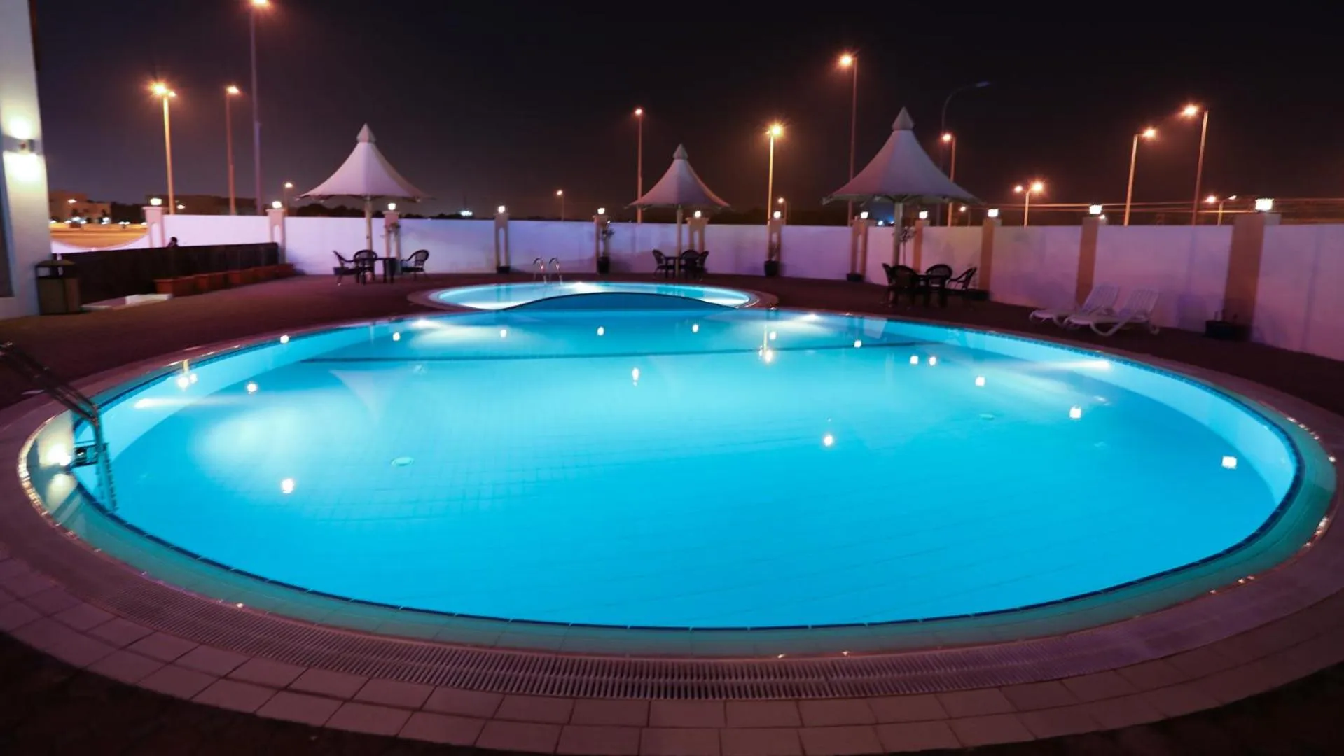 Swimming pool in Remas Hotel Suites - Al Khoudh, Seeb, Muscat