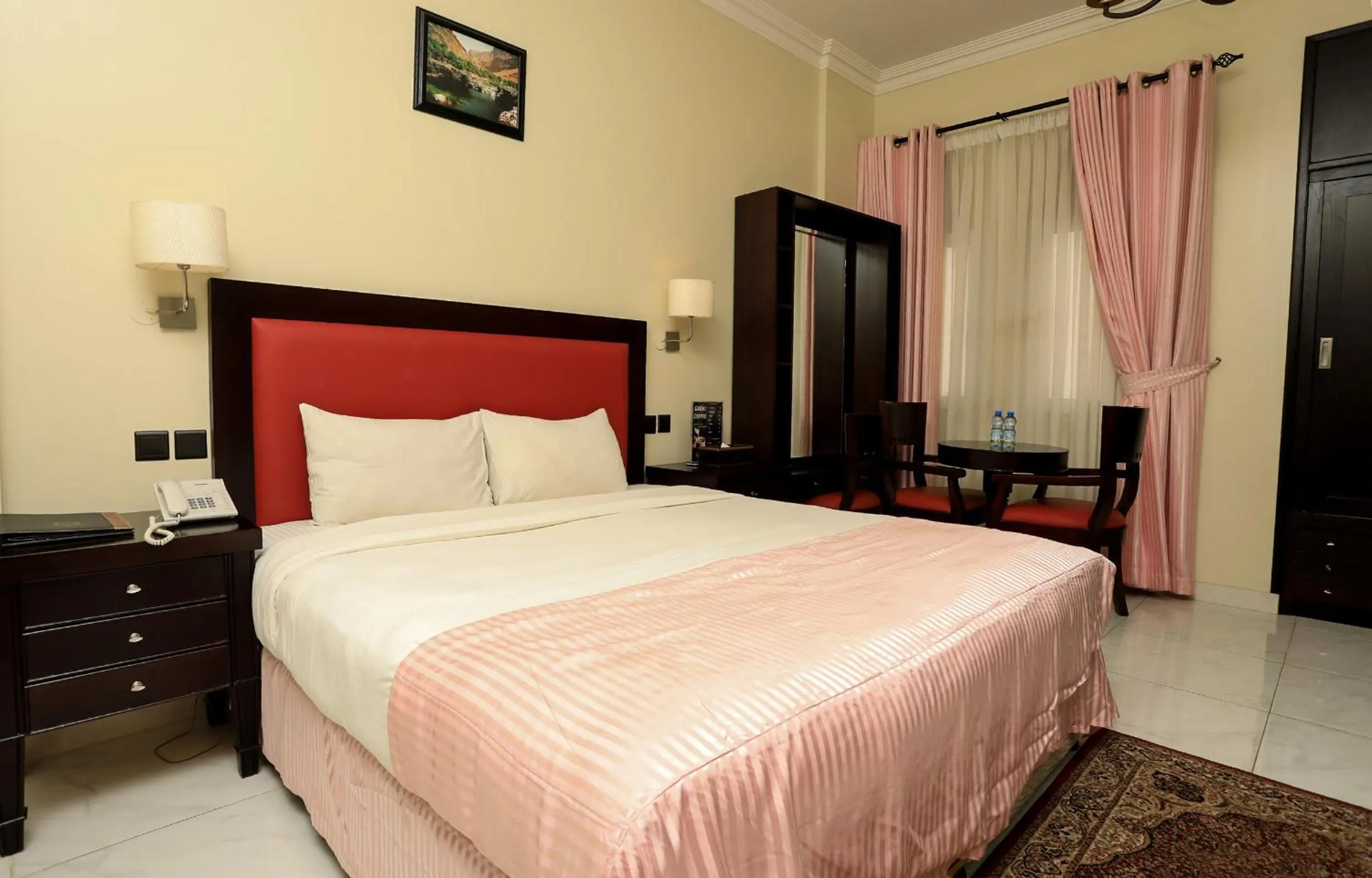Bedroom, Bed in Remas Hotel Suites - Al Khoudh, Seeb, Muscat