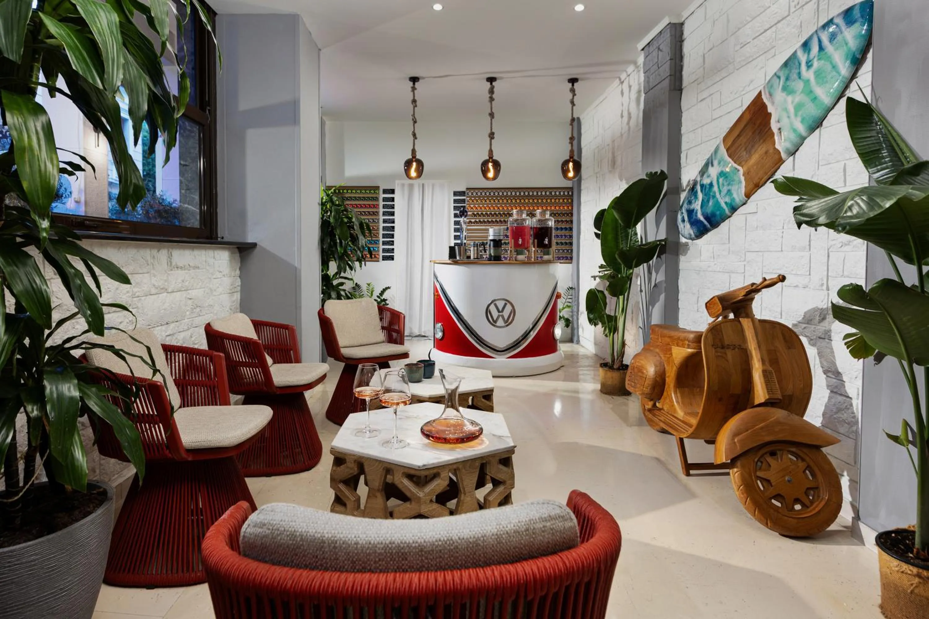 Lobby or reception in The Square Hotel by X&N