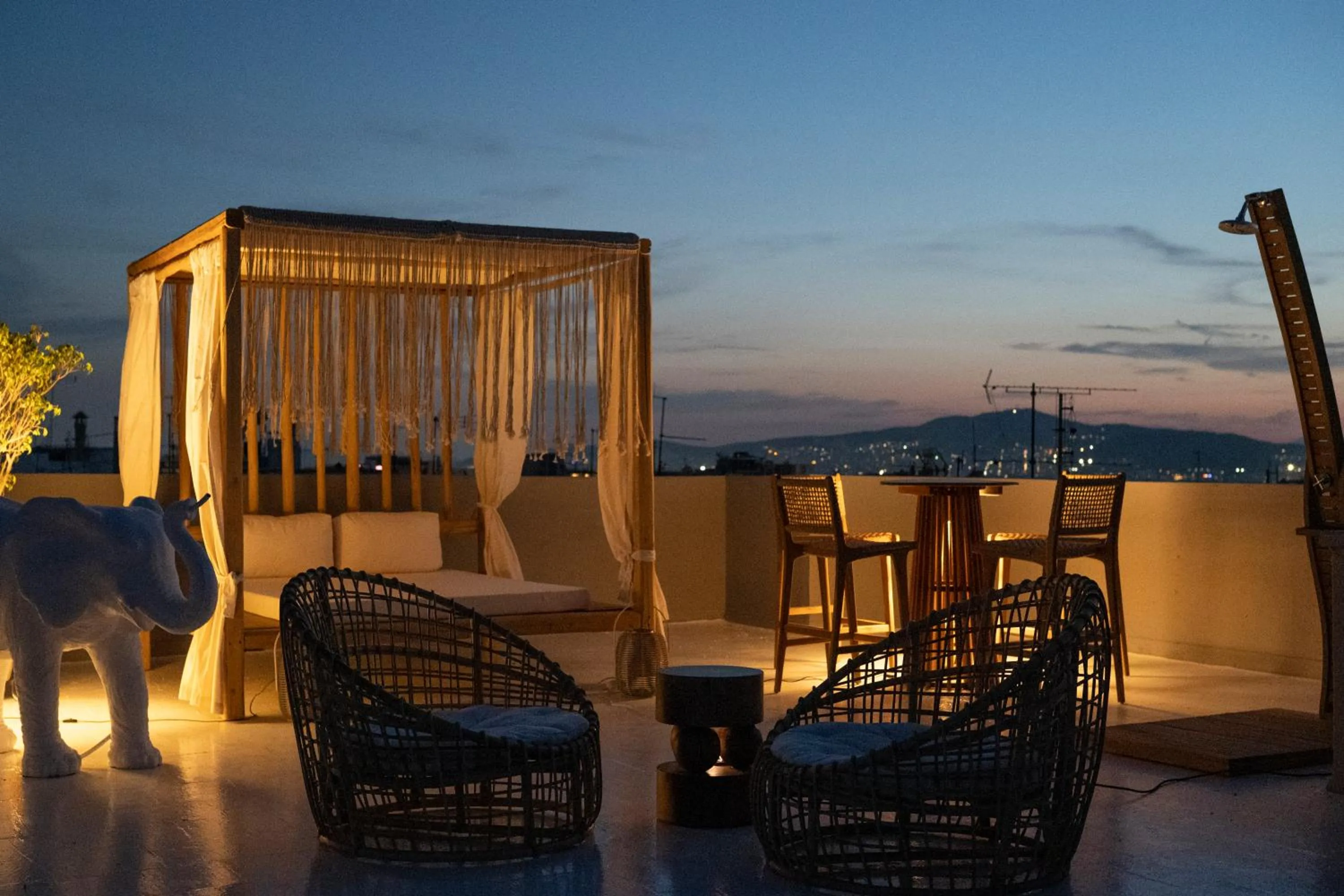 Patio in The Square Hotel by X&N