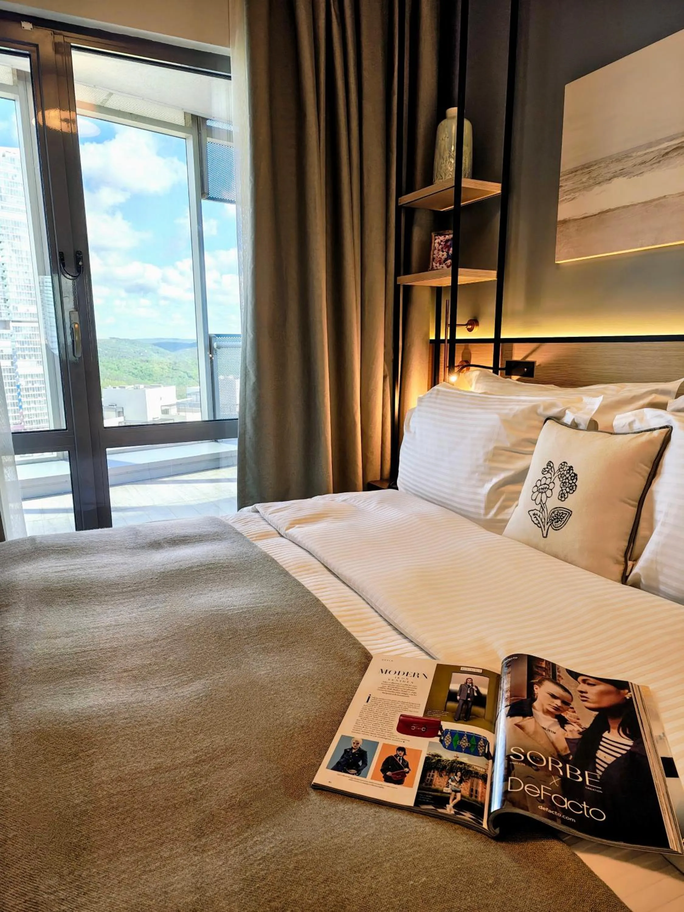 Bed in Citadines Maslak Istanbul