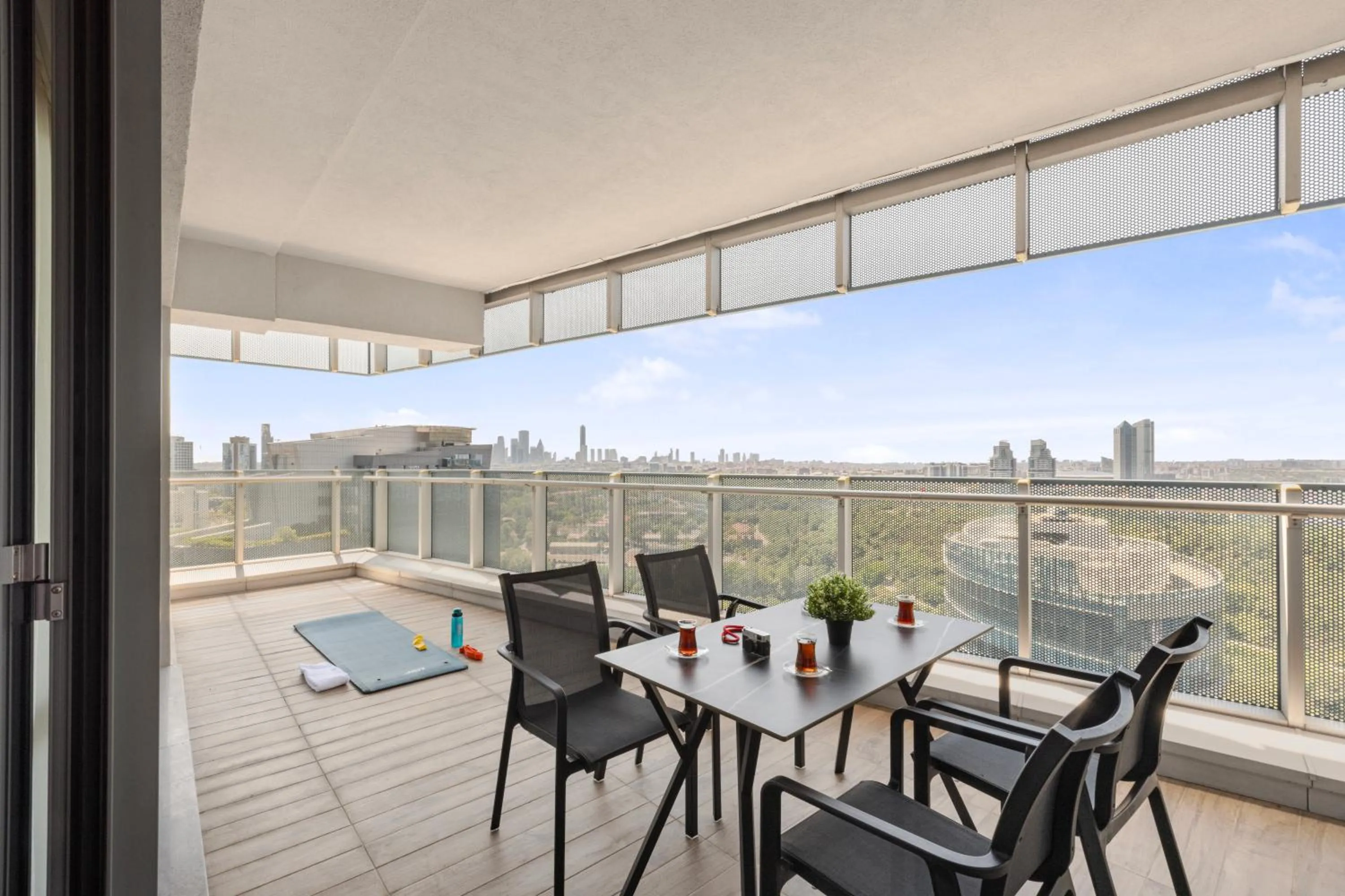 Balcony/Terrace in Citadines Maslak Istanbul