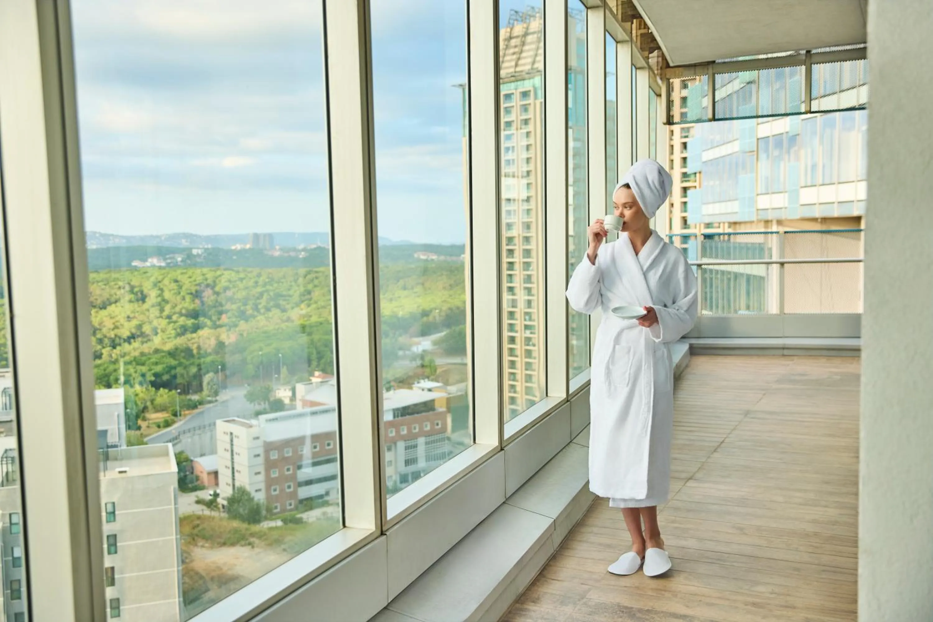 Balcony/Terrace in Citadines Maslak Istanbul