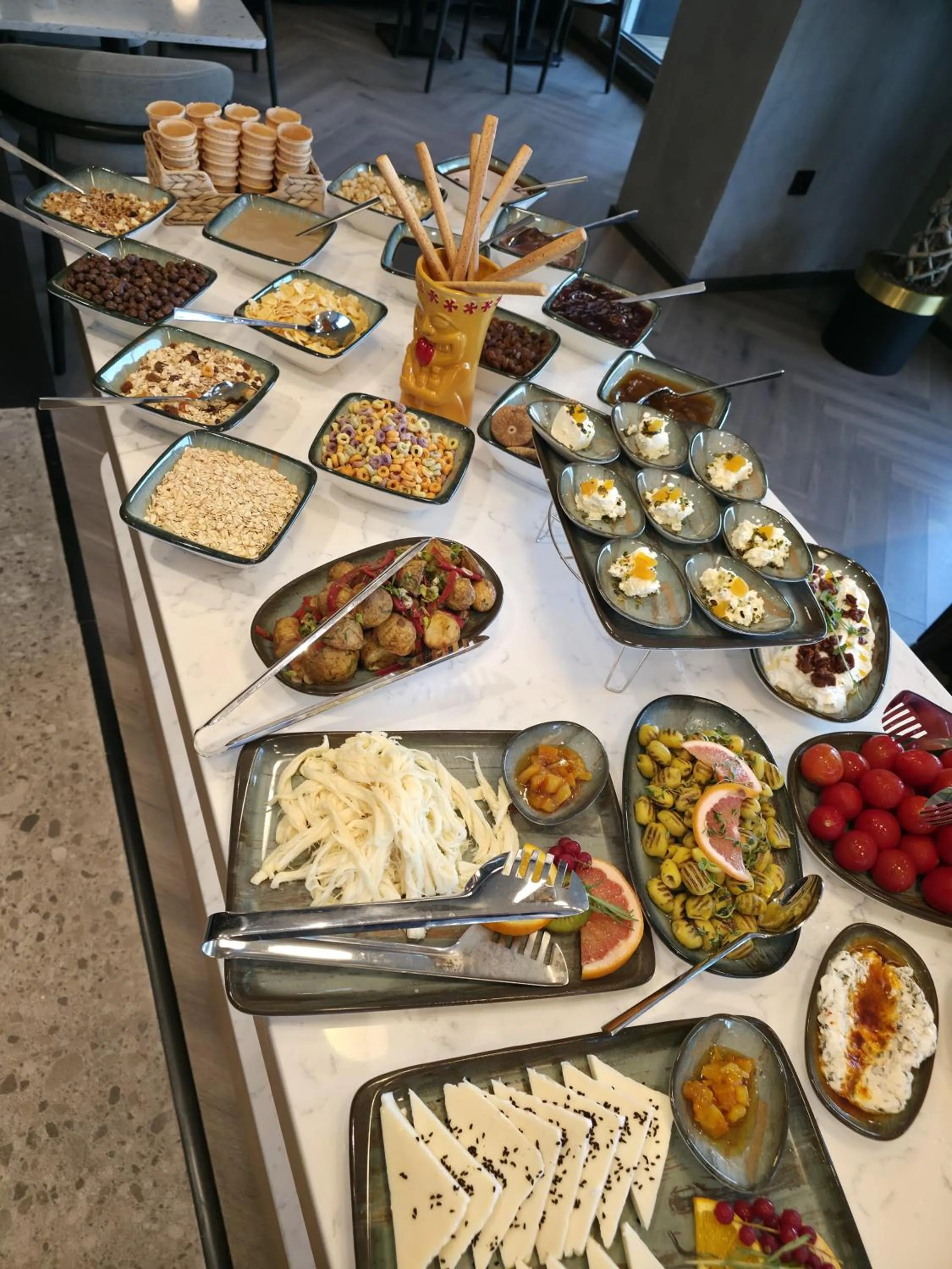 Breakfast in Citadines Maslak Istanbul