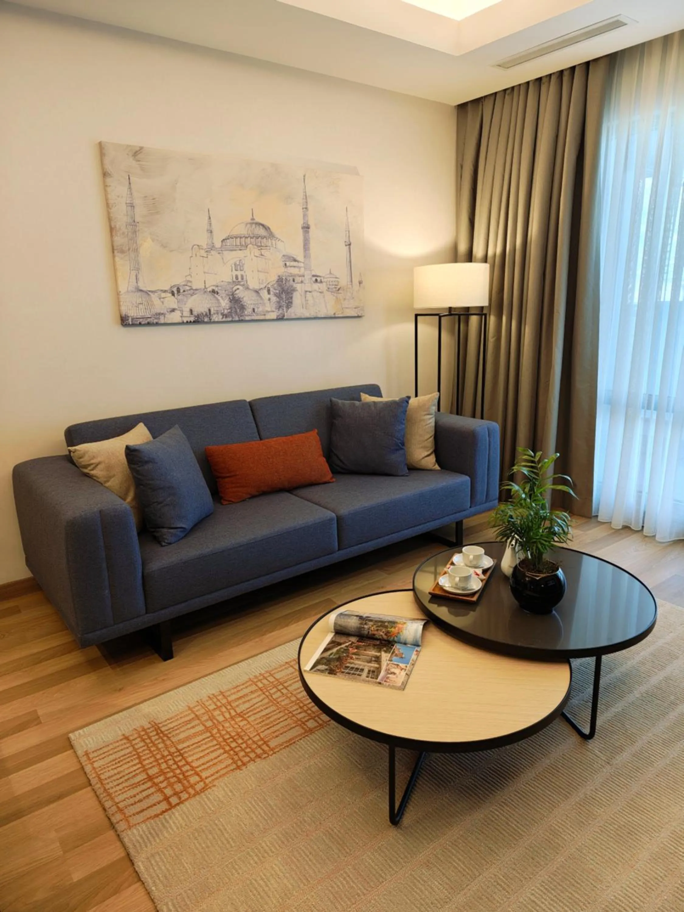 Living room in Citadines Maslak Istanbul