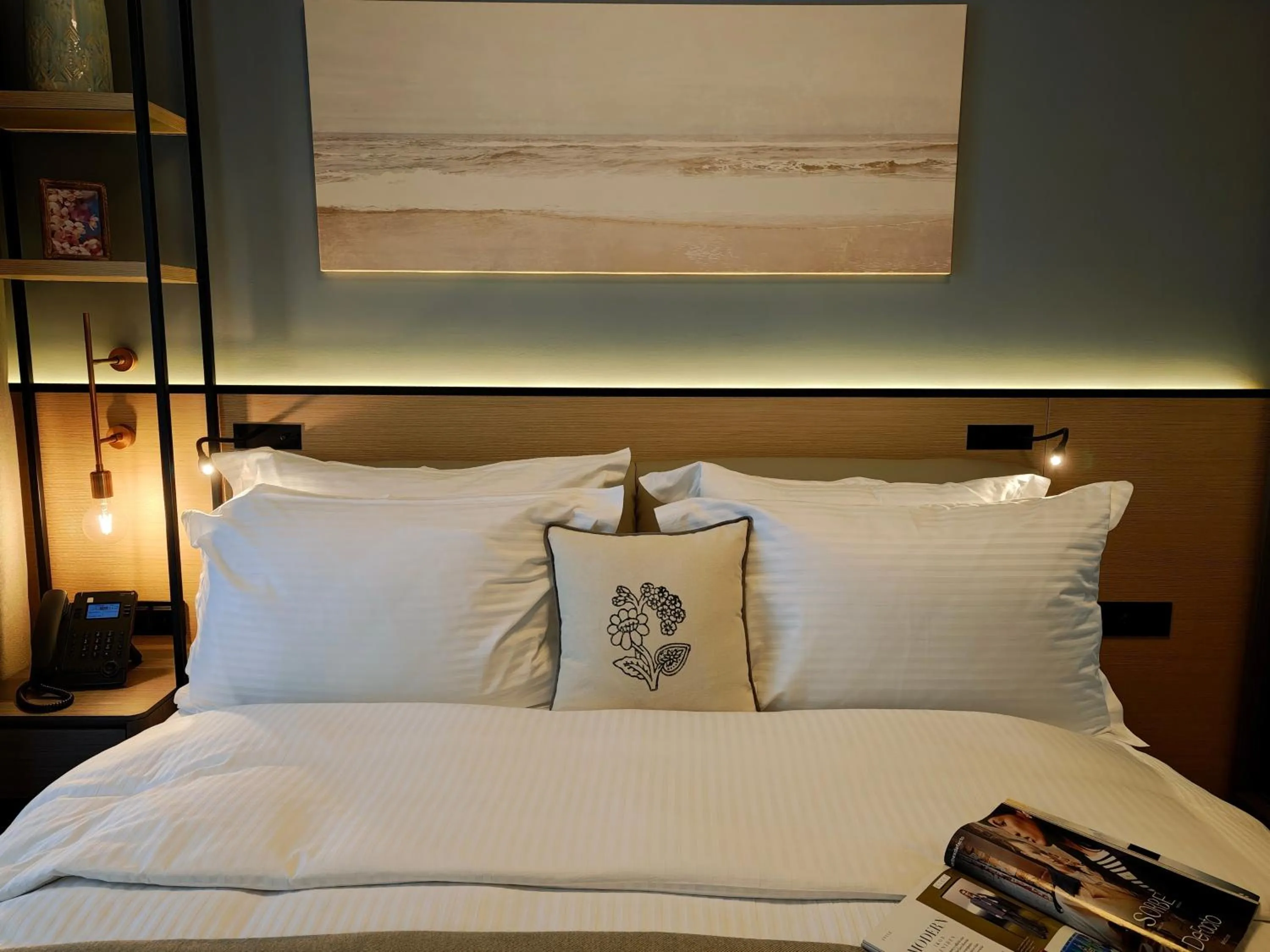 Bed in Citadines Maslak Istanbul