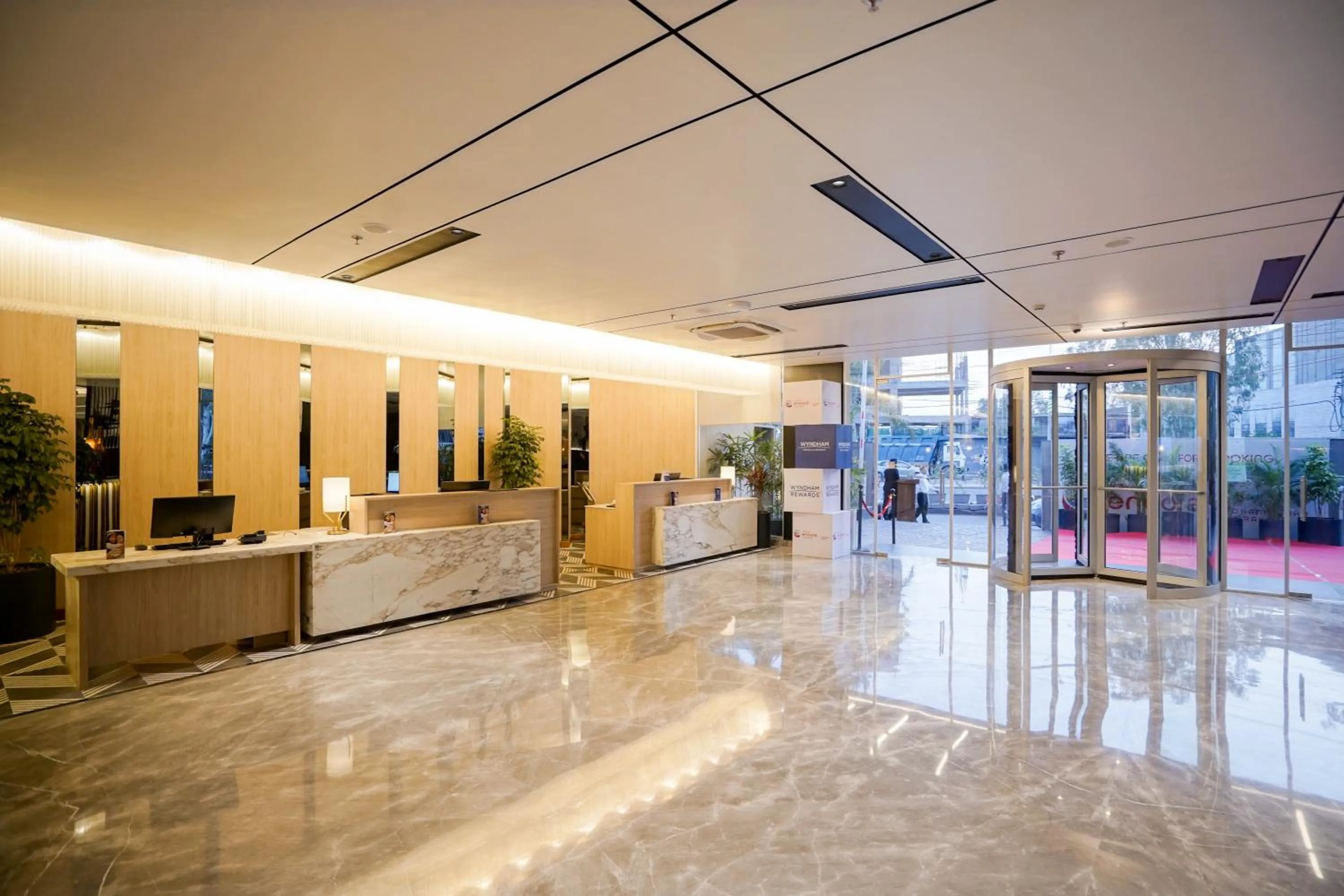 Lobby or reception in Ramada Encore by Wyndham Chandigarh Zirakpur