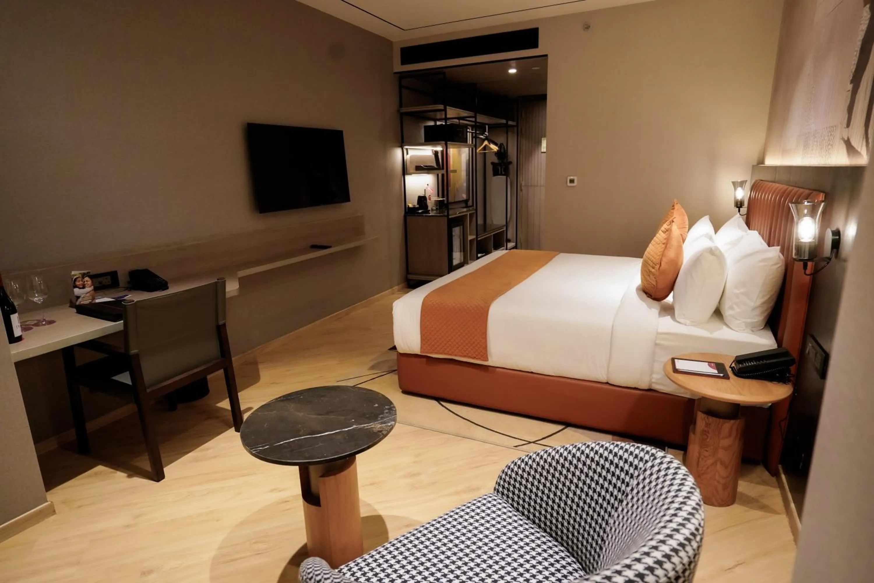 Photo of the whole room, Bed in Ramada Encore by Wyndham Chandigarh Zirakpur