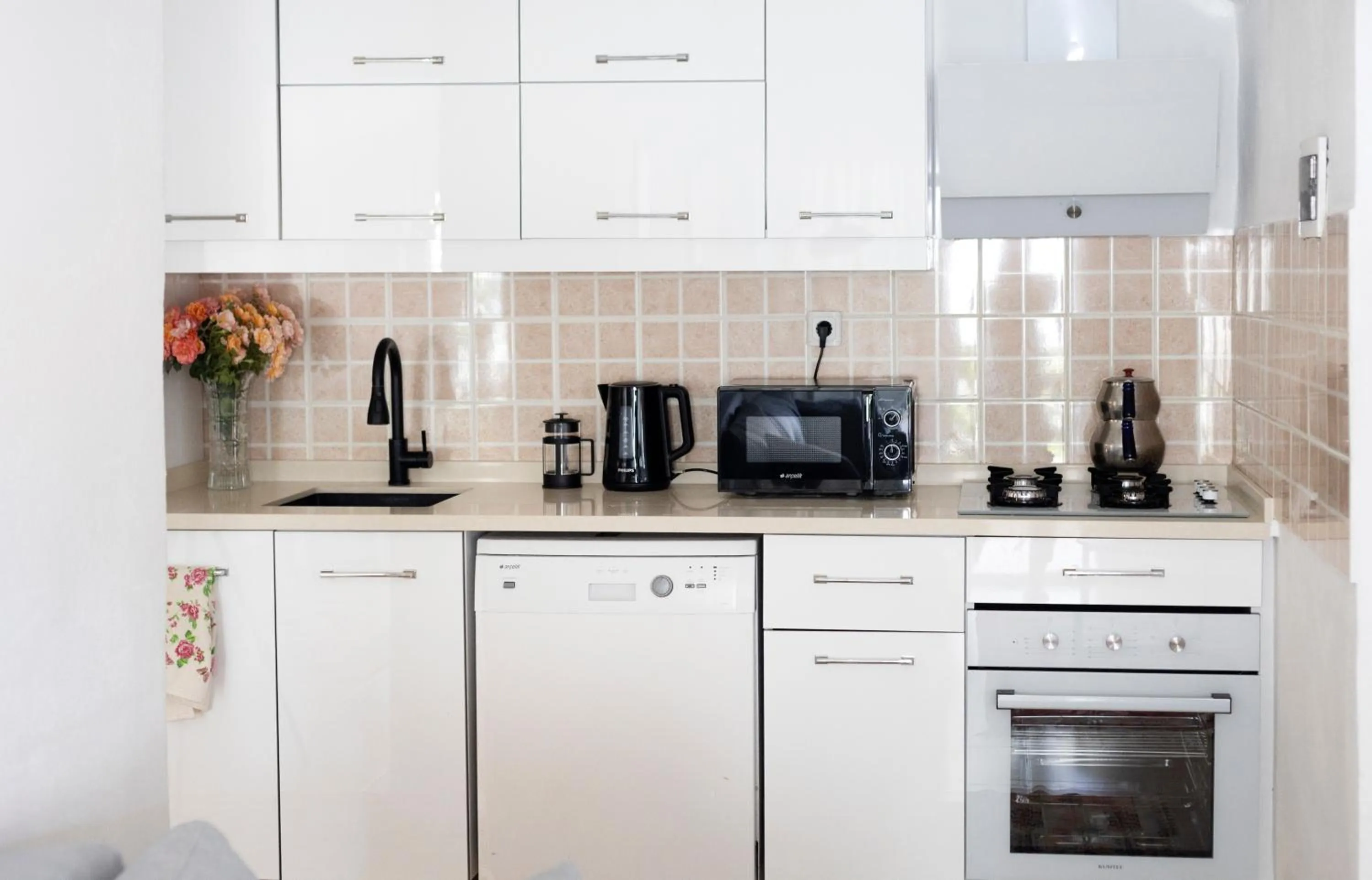 kitchen in Kaya Apart Datca