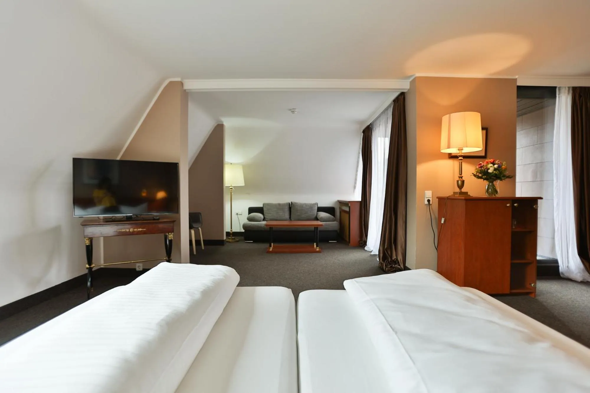 Photo of the whole room, Bed in Hotel Quellenhof