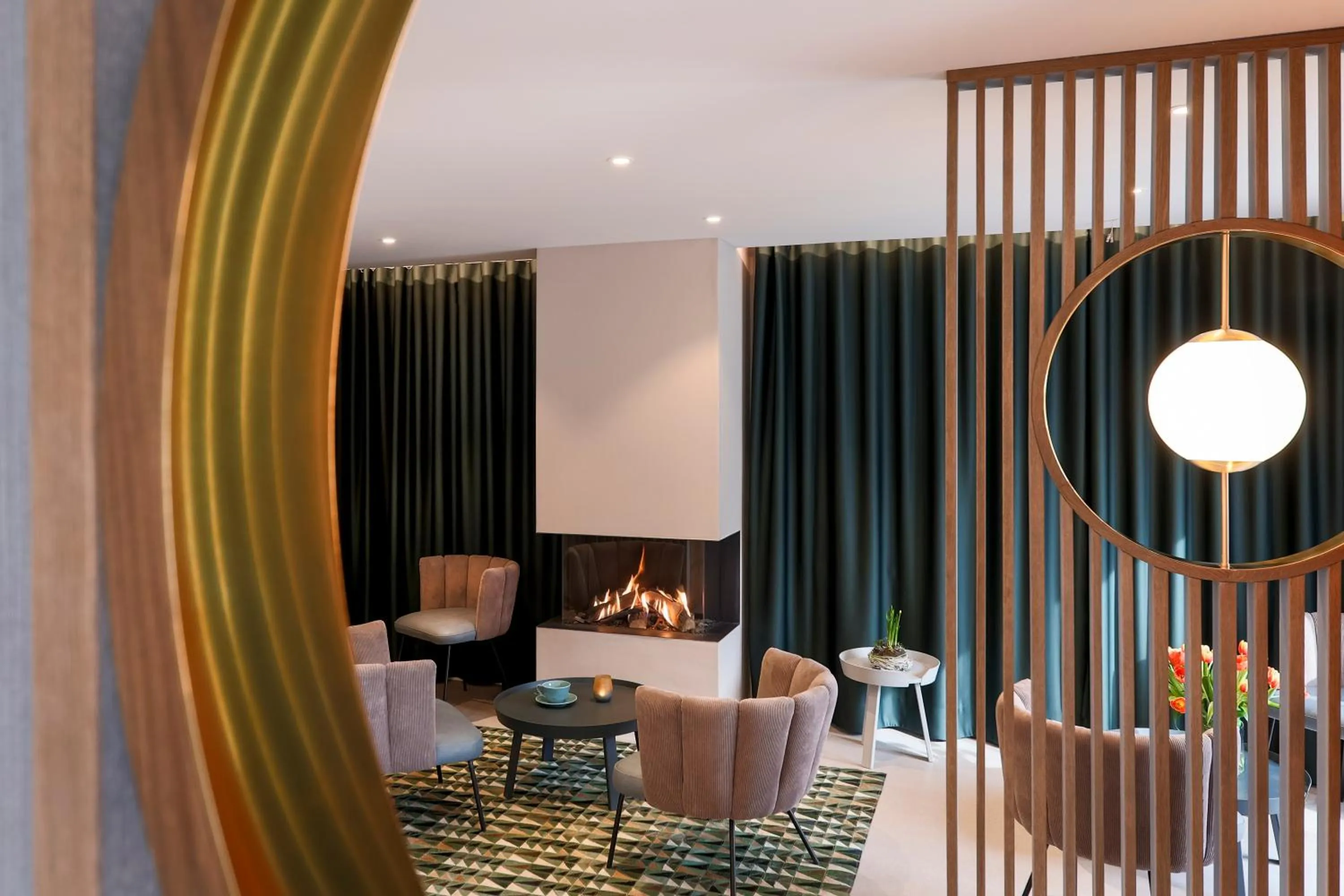 Seating area in Hotel Astra Maris