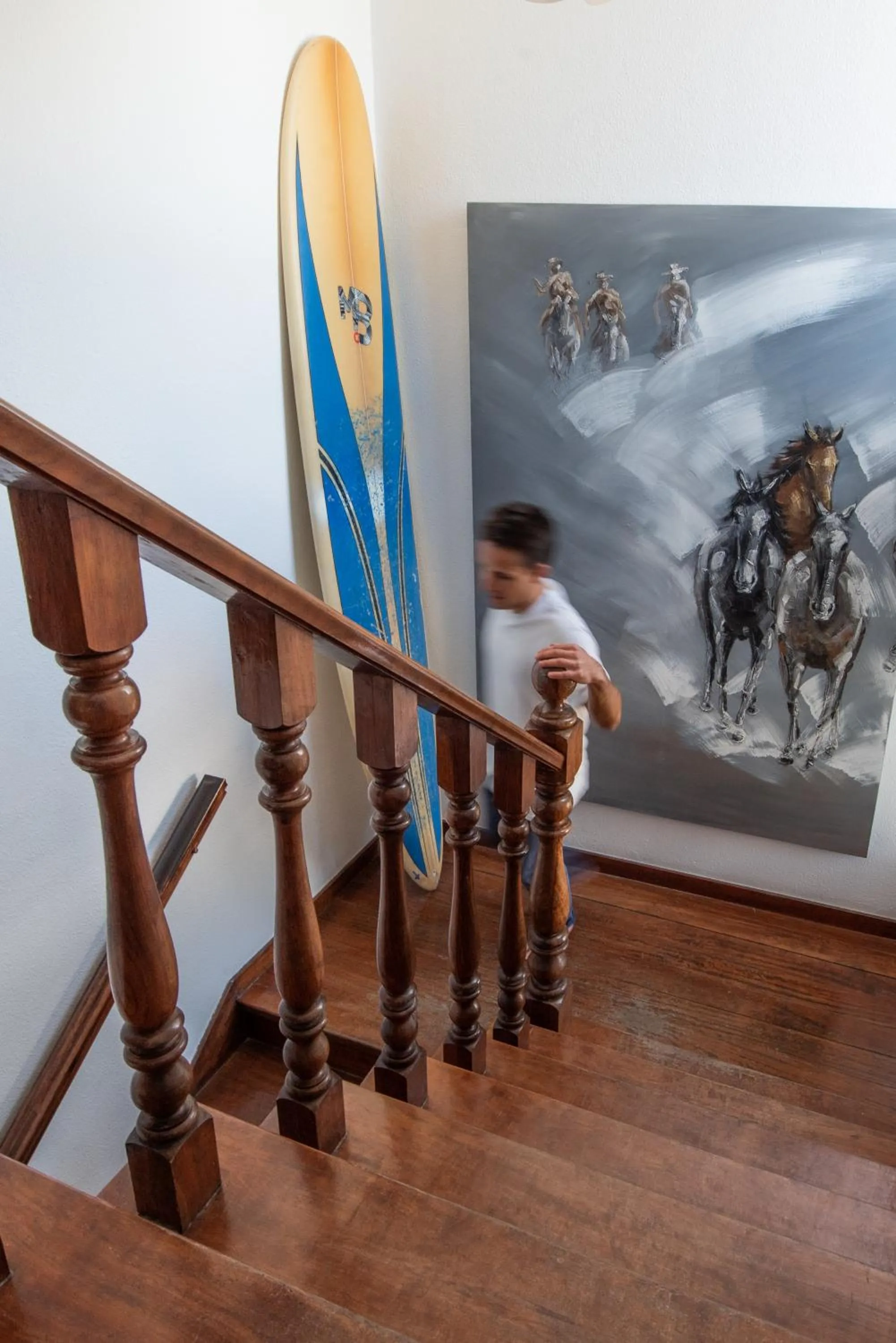 Decorative detail in Moby Dick Lodge Cascais