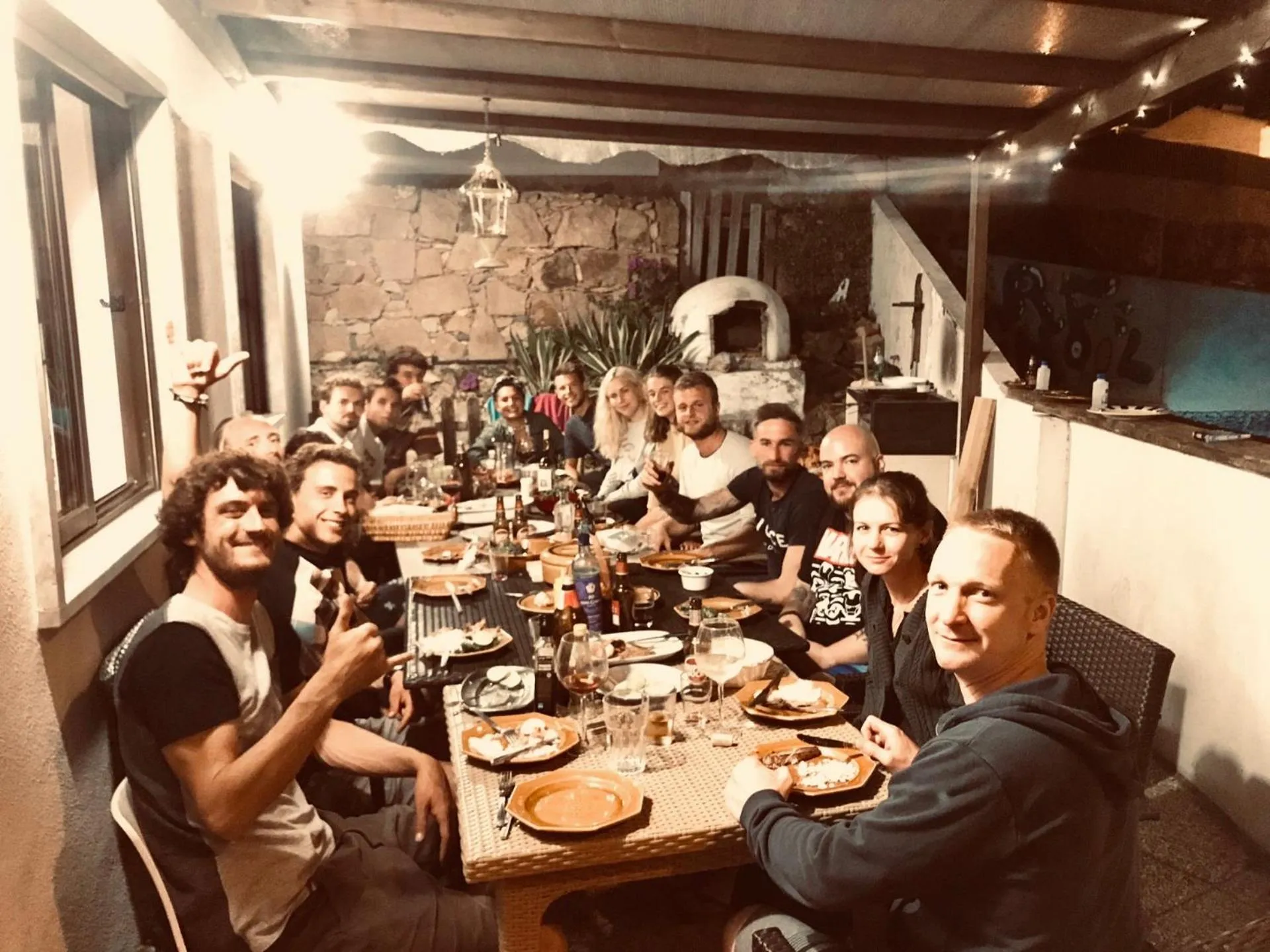 Dinner in Moby Dick Lodge Cascais