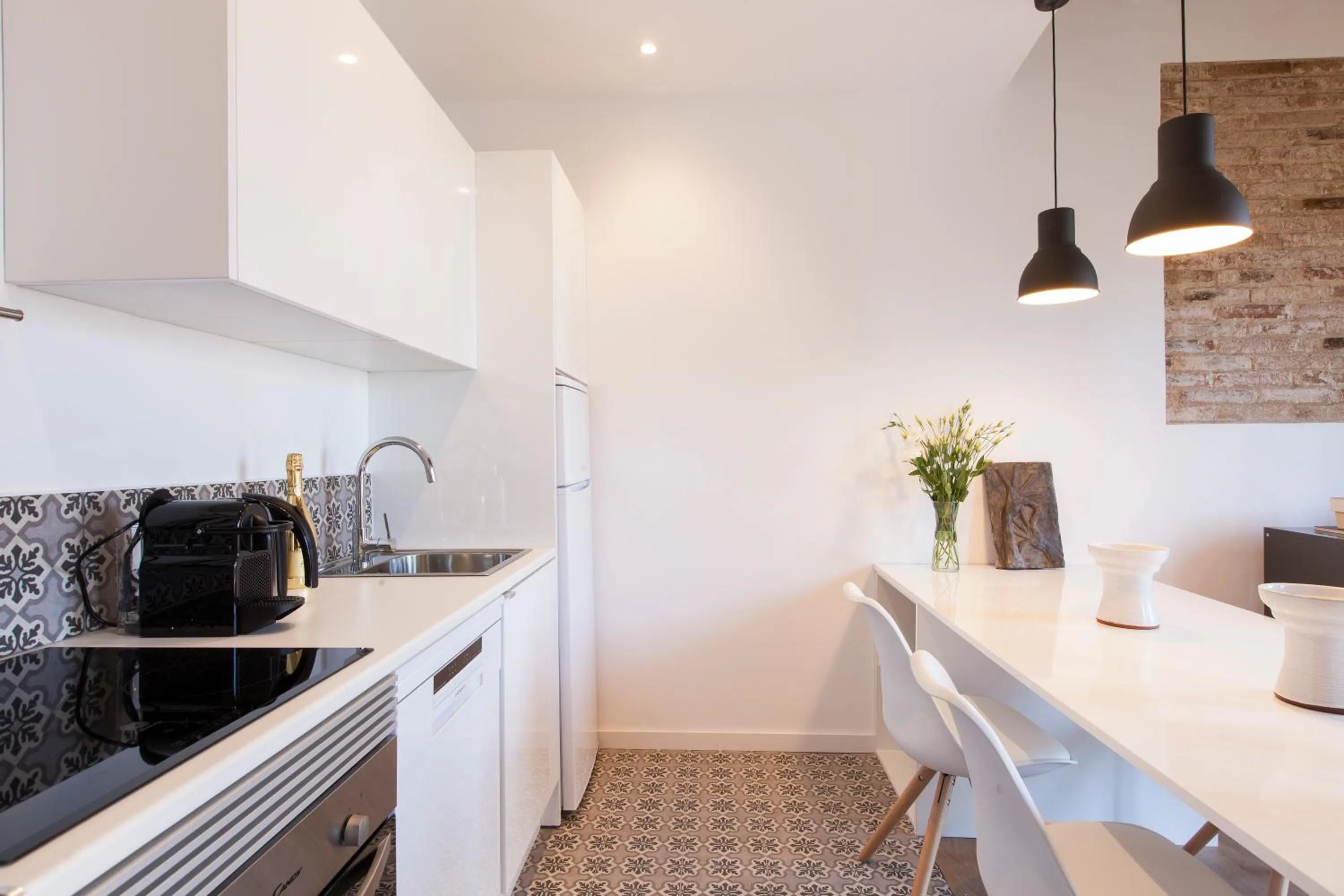 Kitchen or kitchenette in Aspasios Charming Flats