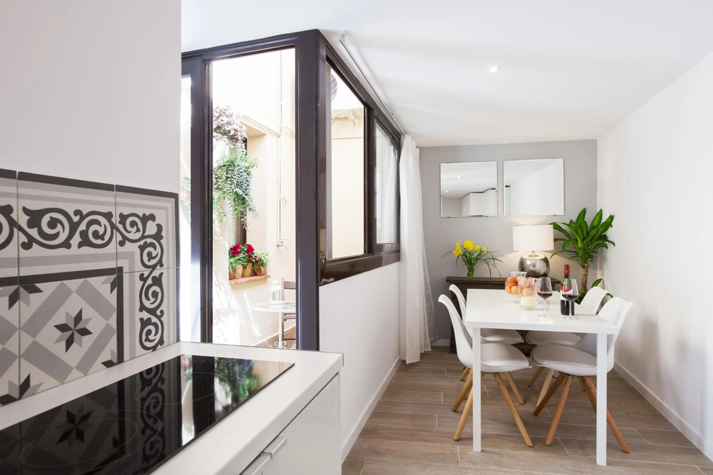 Kitchen or kitchenette in Aspasios Charming Flats