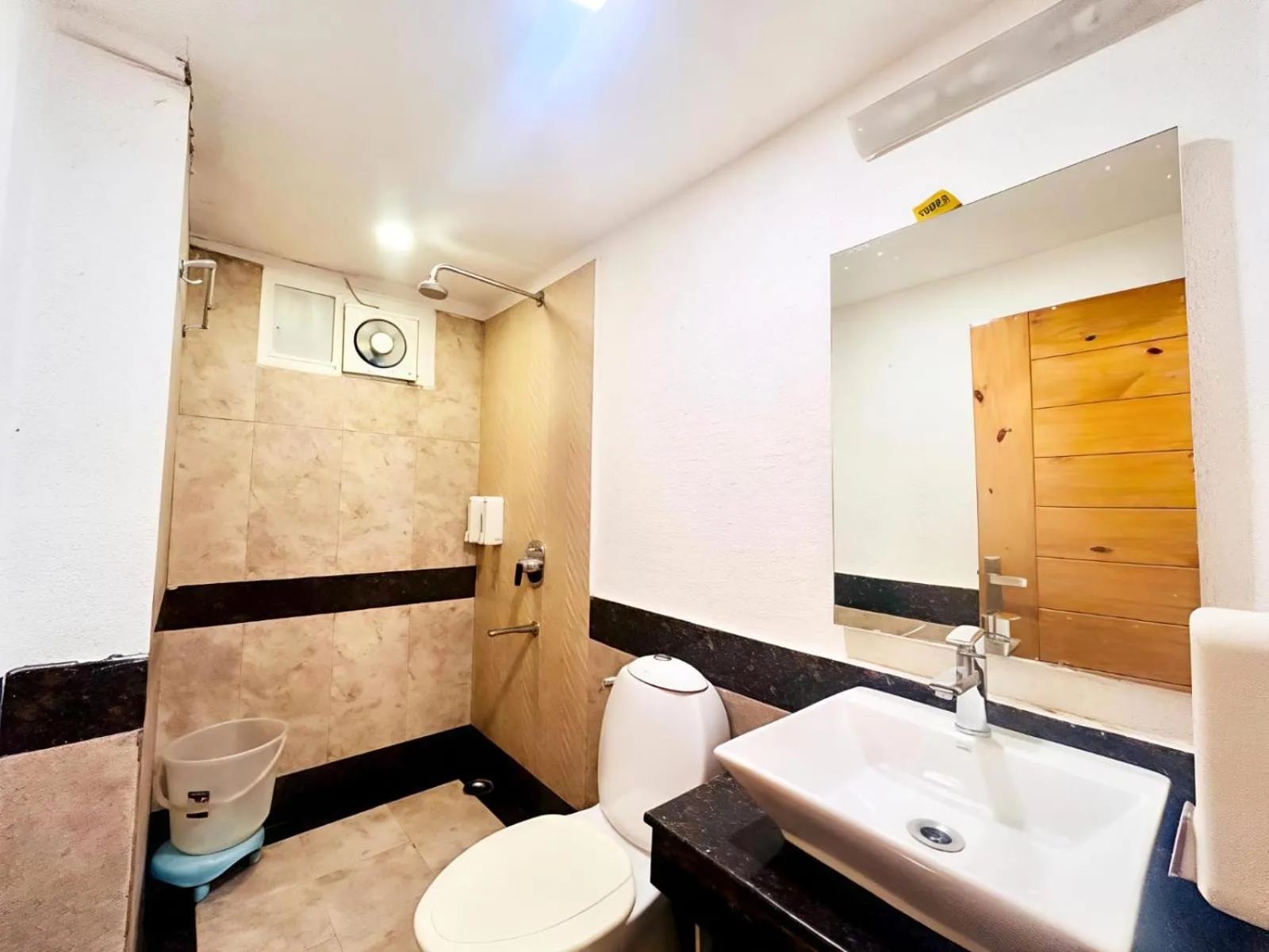 Shower in Hotel Dwaper A Premium Property Near Mall Road