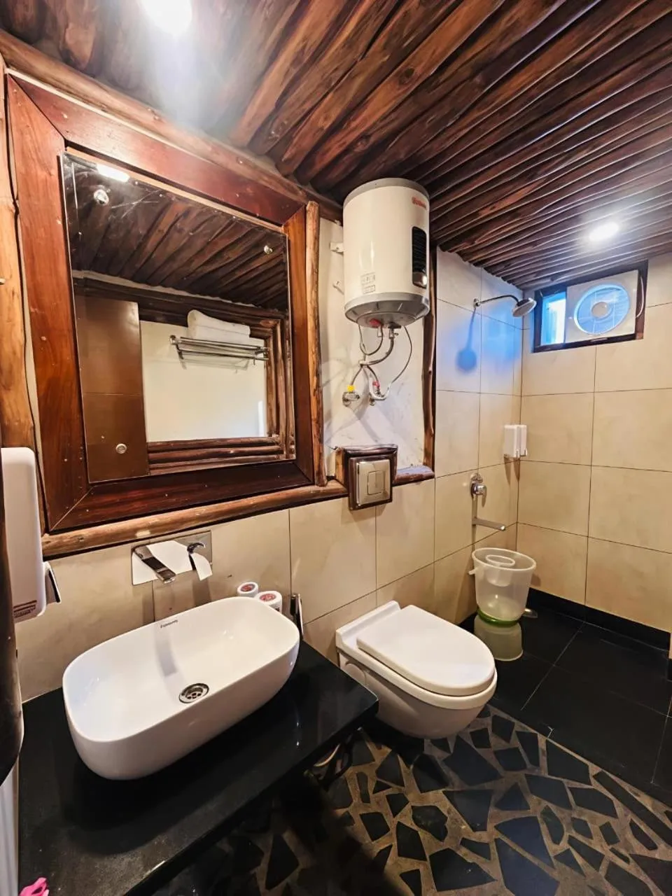 Shower in Hotel Dwaper A Premium Property Near Mall Road