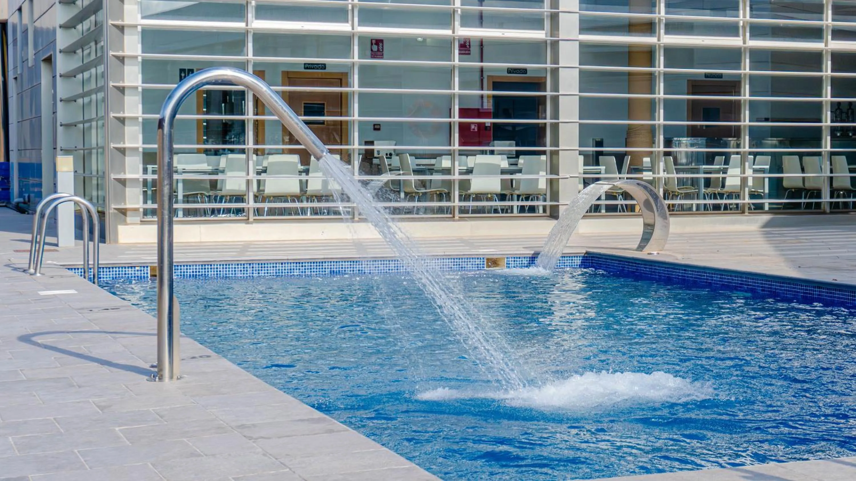 Swimming pool in Albergue Las Salinas