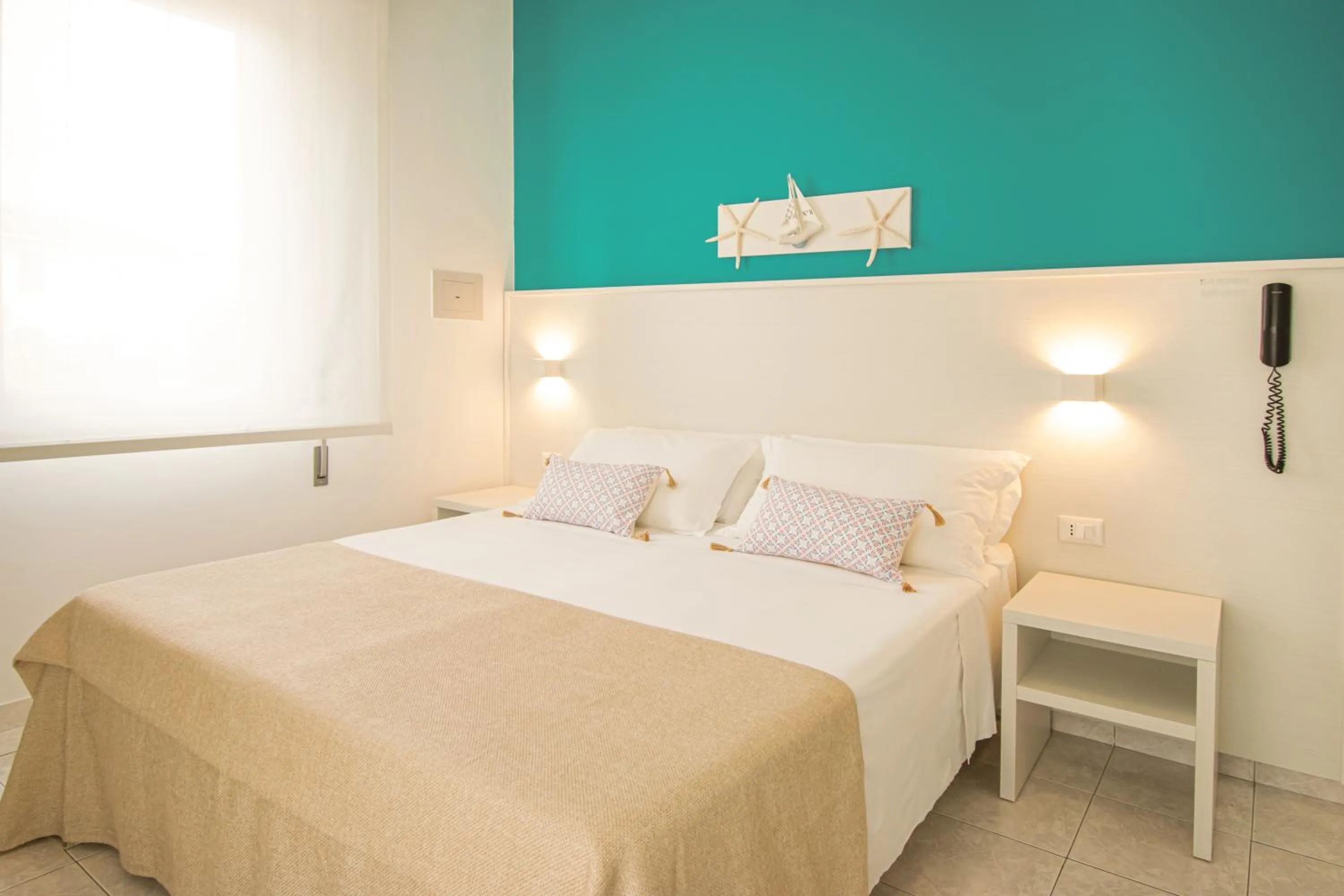 Bed in Ambra Hotel Cattolica