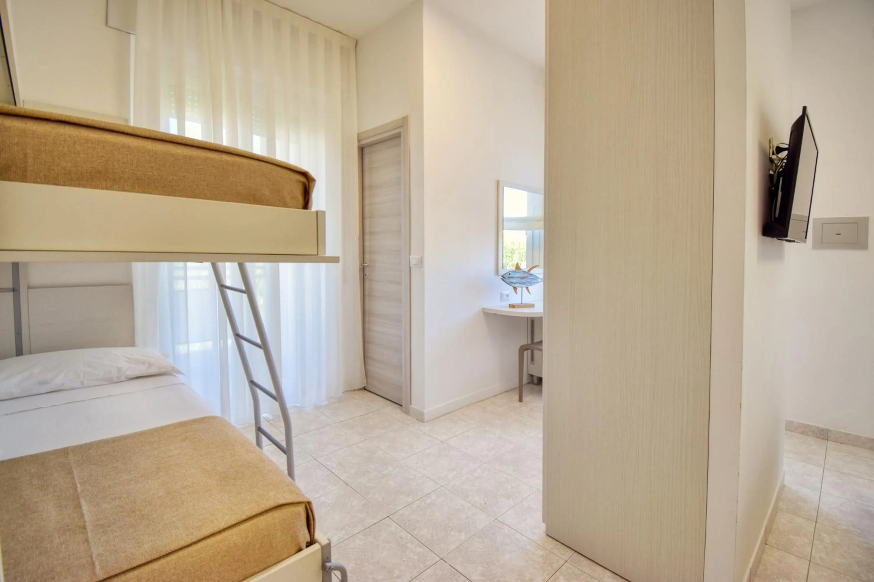 Bed in Ambra Hotel Cattolica