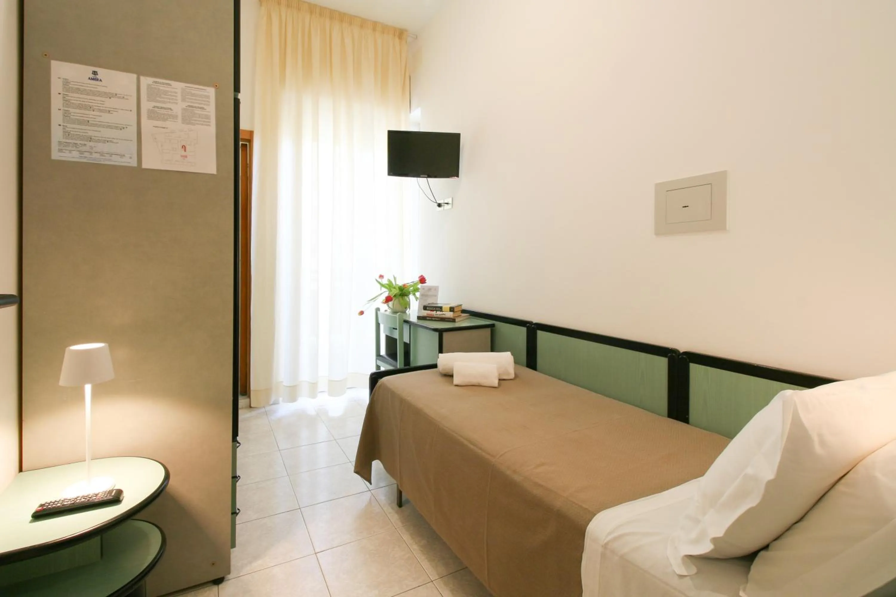 Bed in Ambra Hotel Cattolica