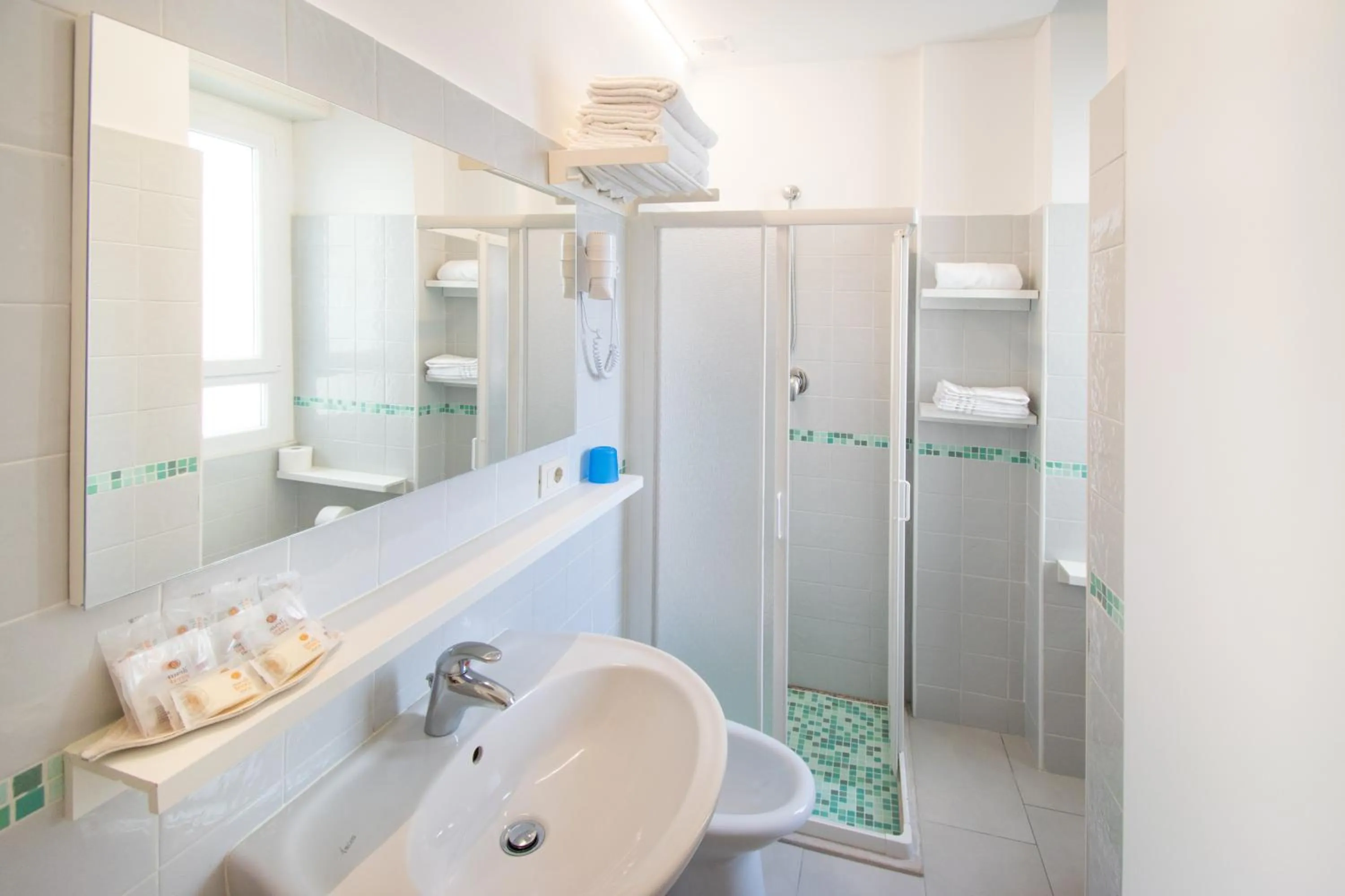 Shower in Ambra Hotel Cattolica