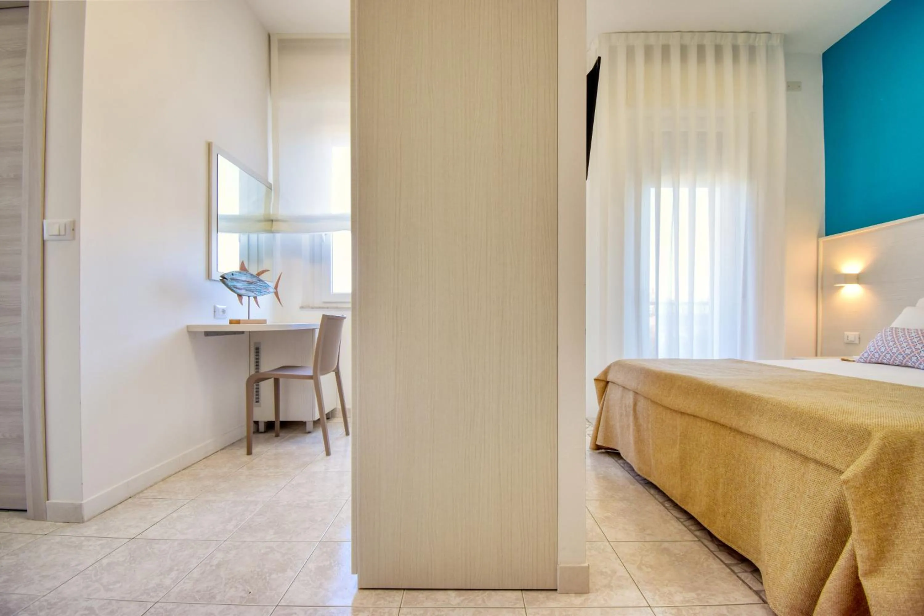 Bed in Ambra Hotel Cattolica