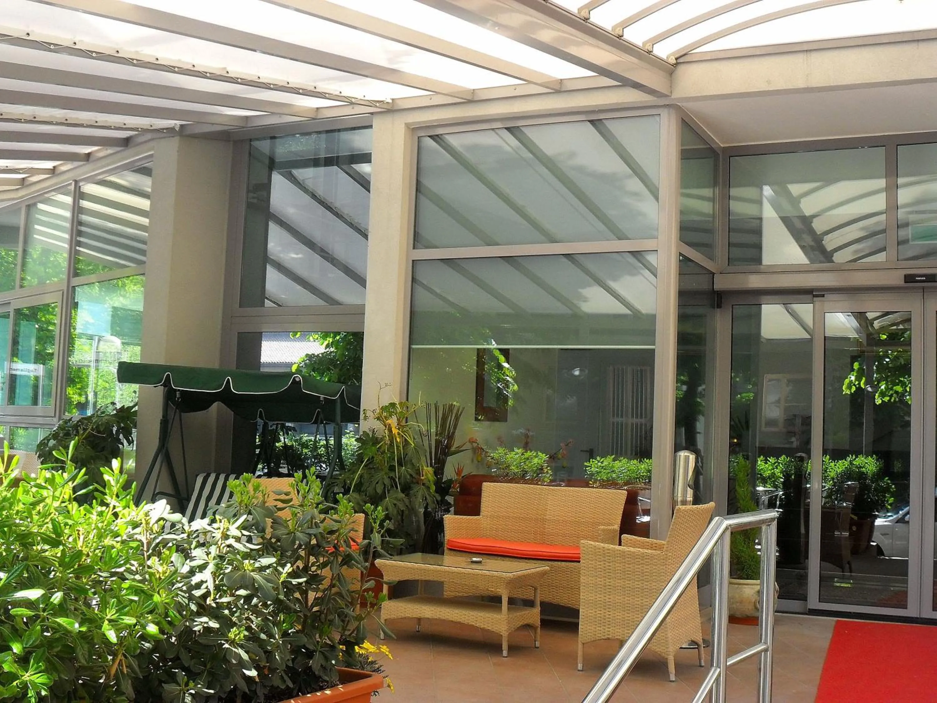 Patio in Hotel Etoile