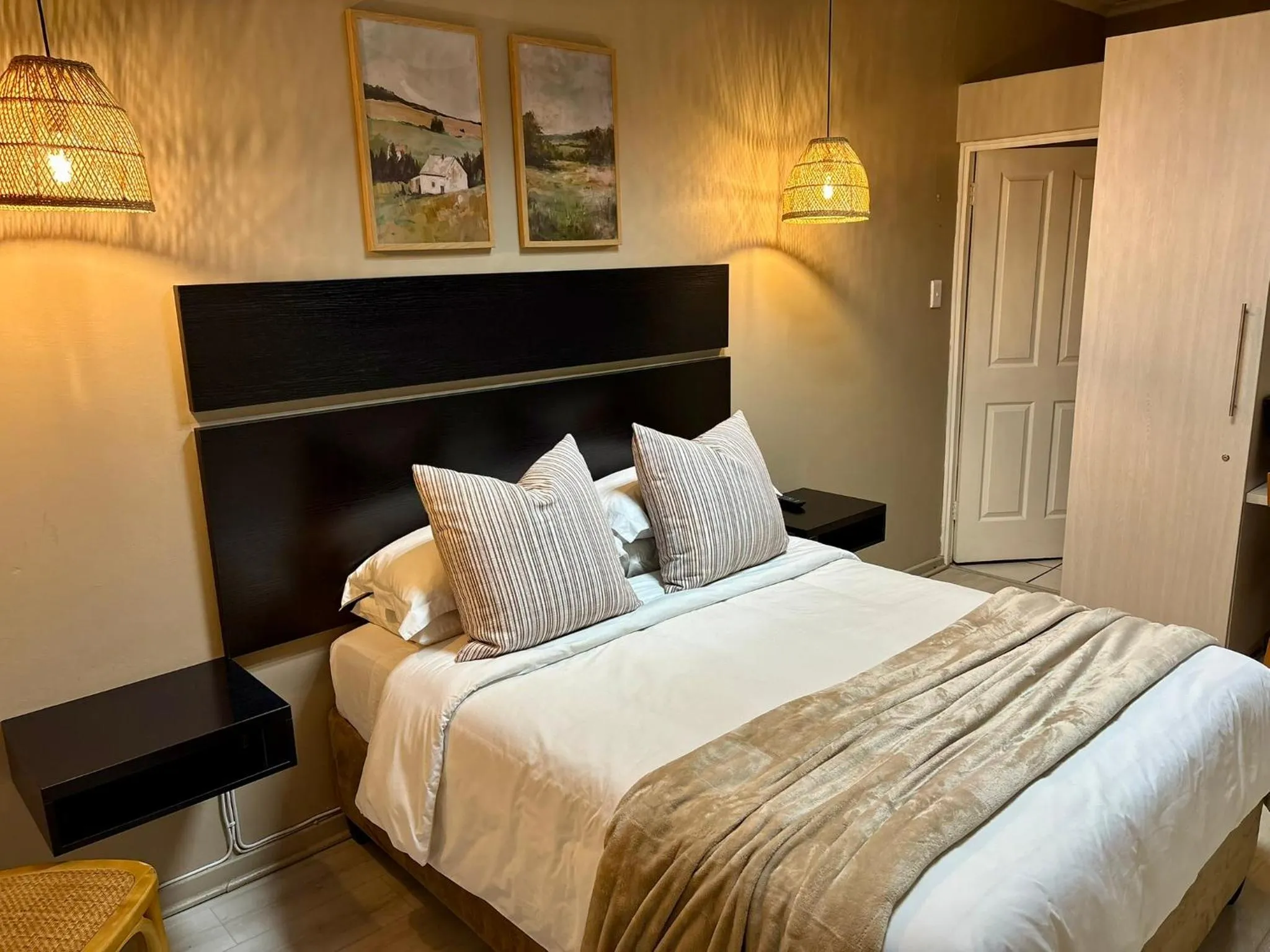 Bed in The Suburban Guest House